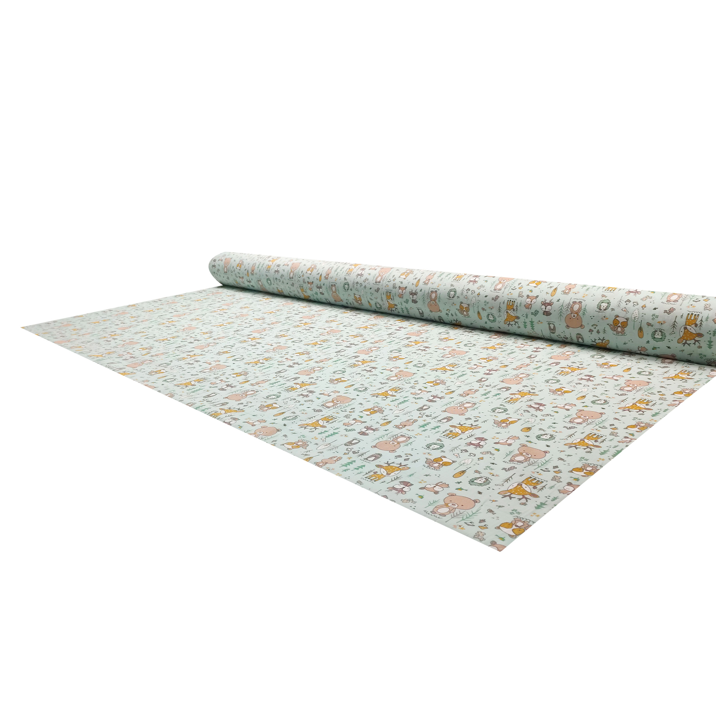 Tissu de coton Ours et fauves
