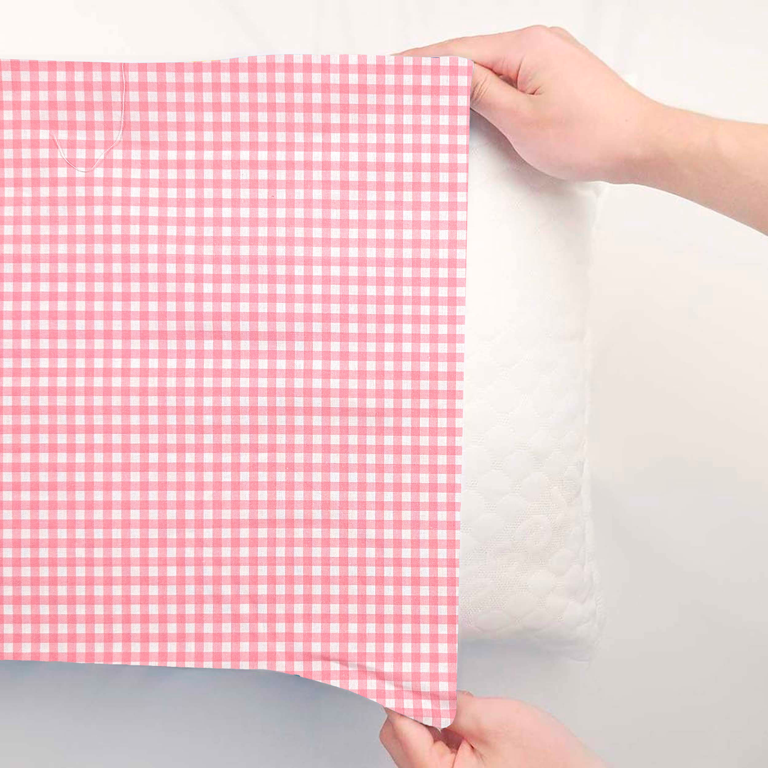 Pink Squares Pillowcase