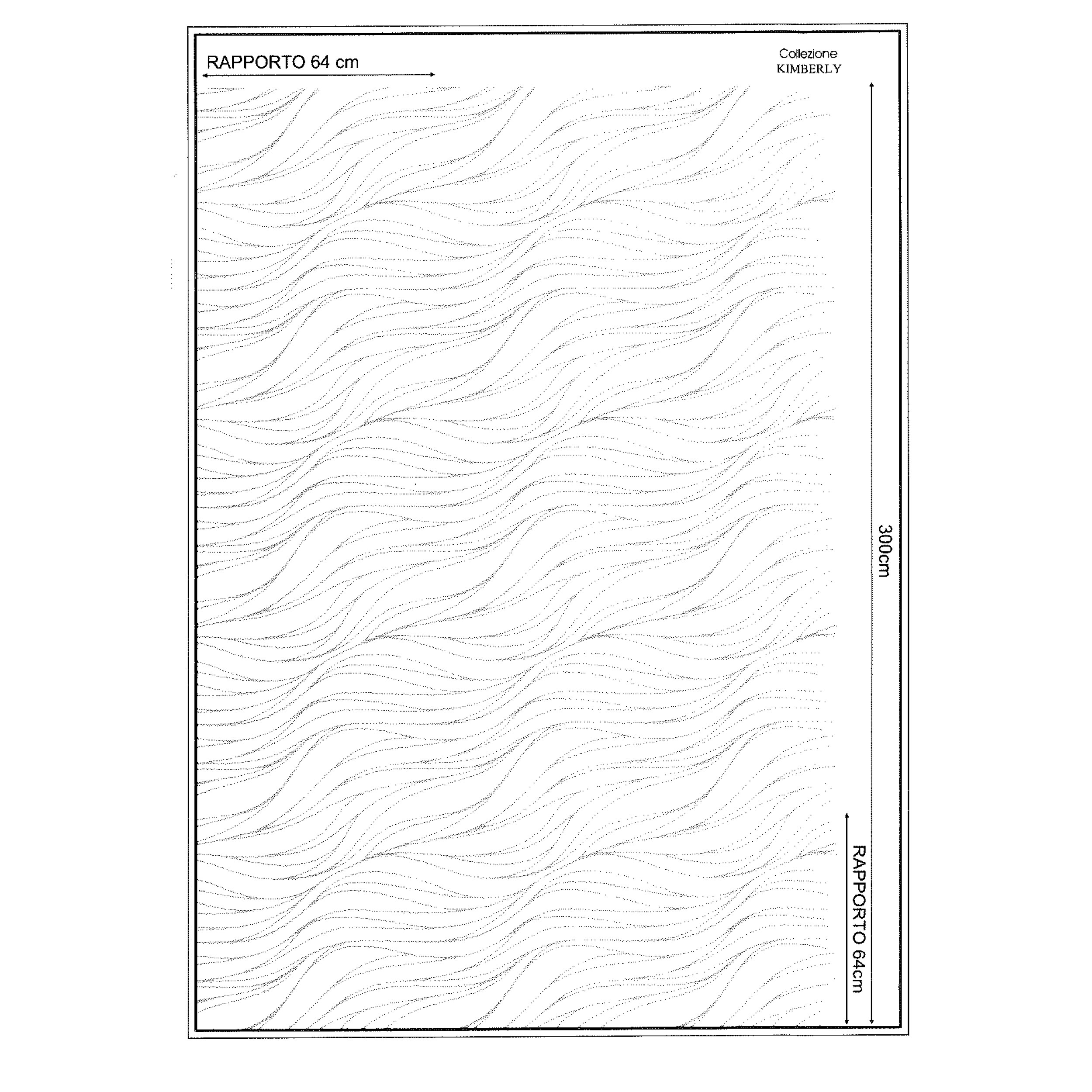 Curtain Fabric Devorè Soft Waves Ecru Image