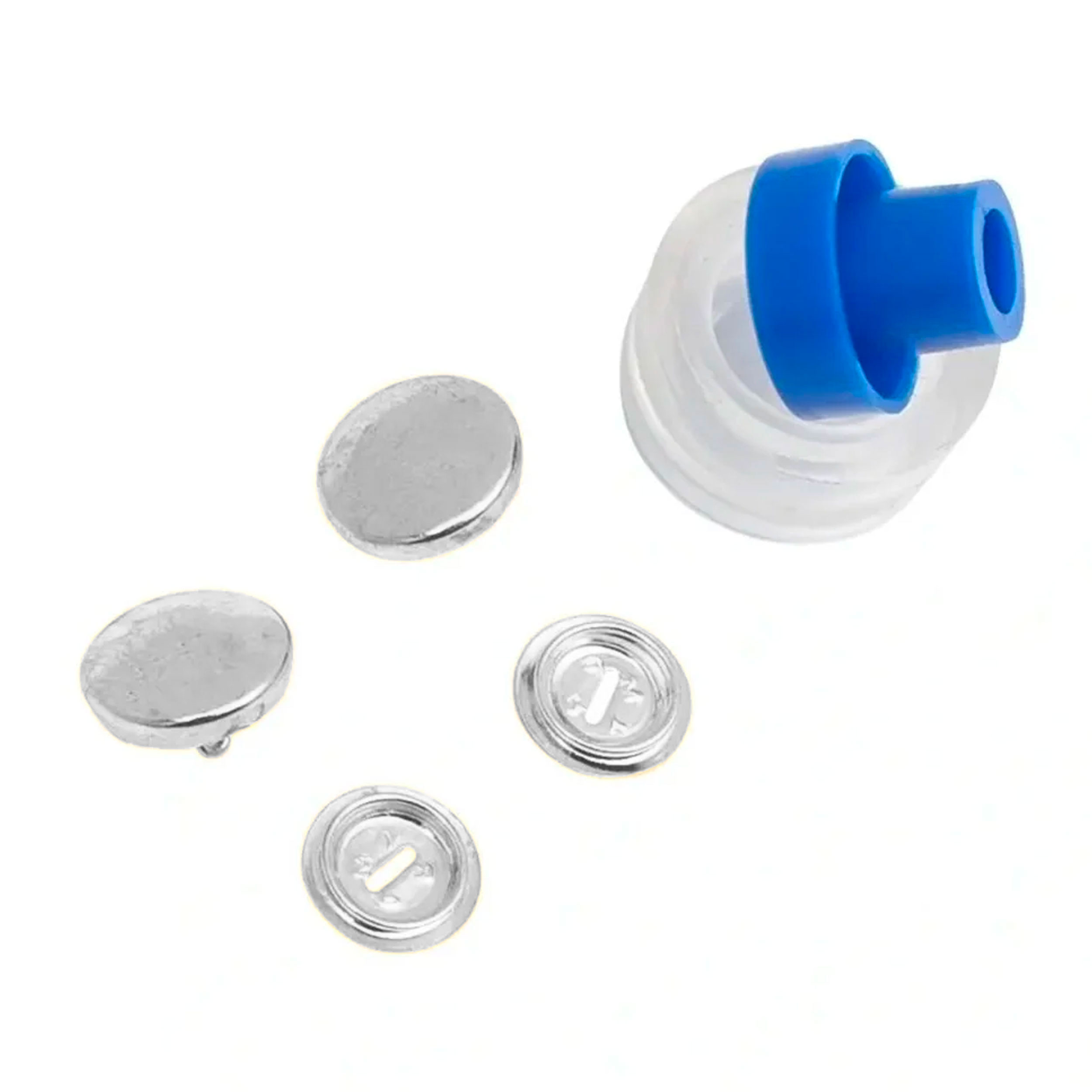 Prym Silver Buttons Coverable avec outil 23 mm