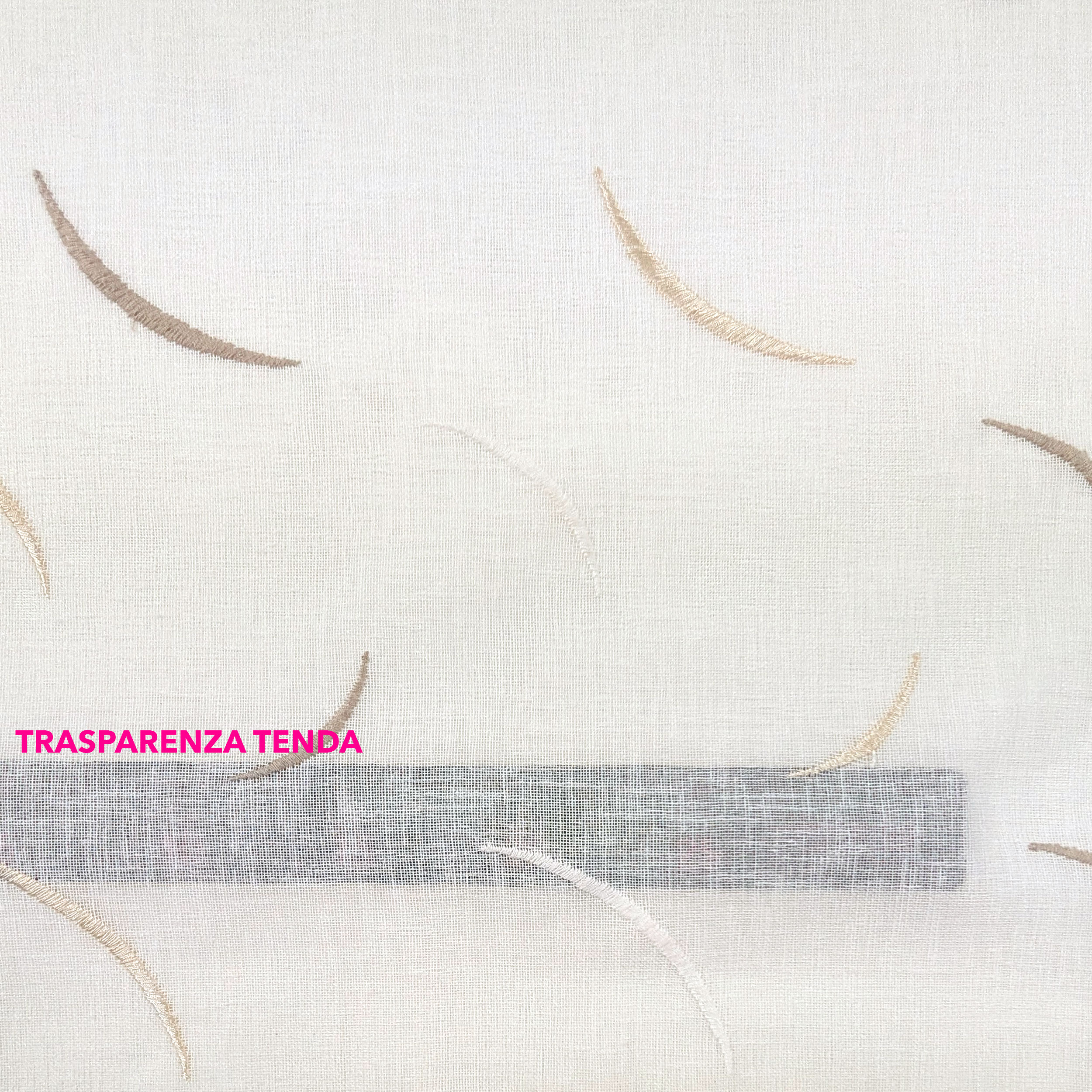 Curtain Fabric Embroidered Dove Grey Image