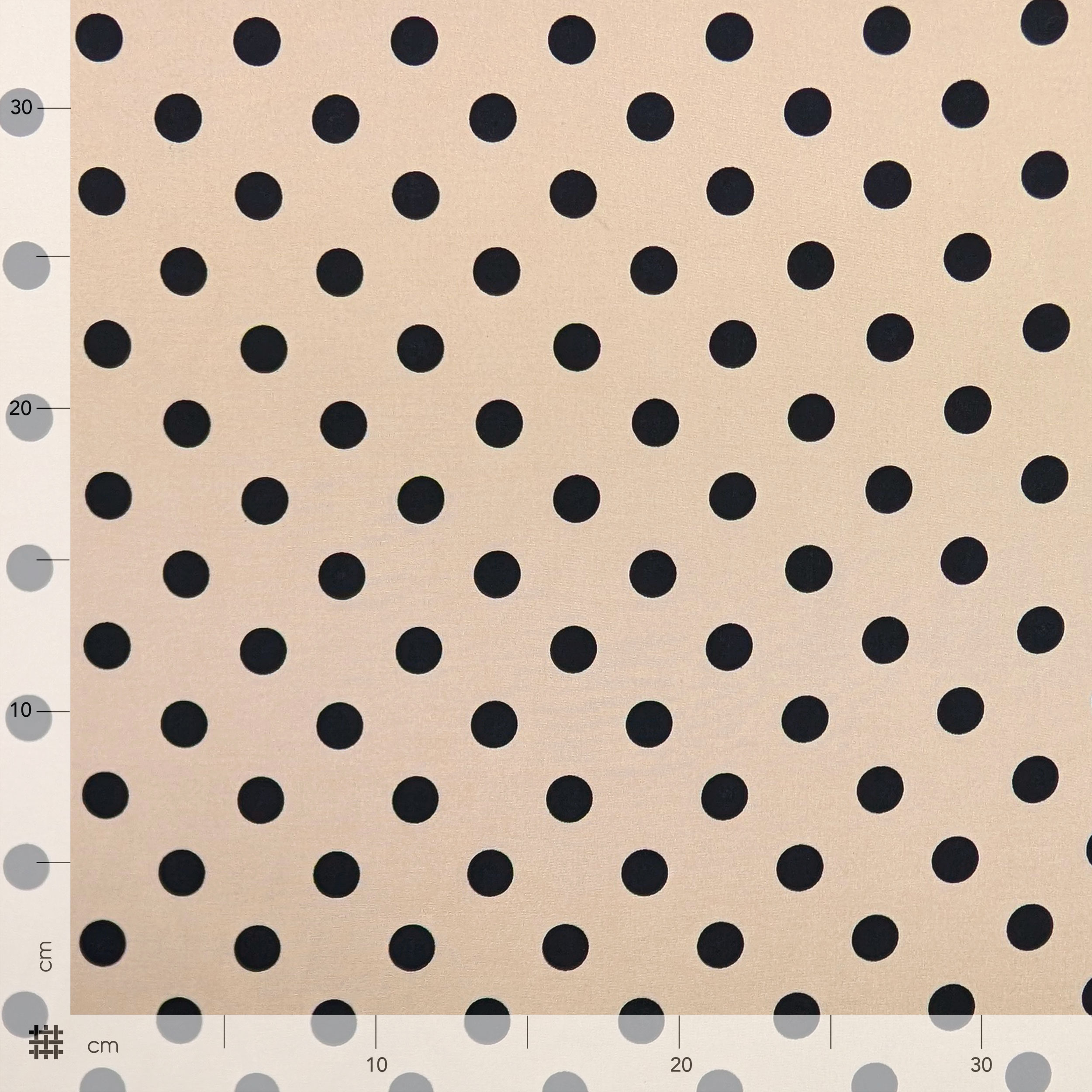 Viscose Black Polka Dots Powder Background Image