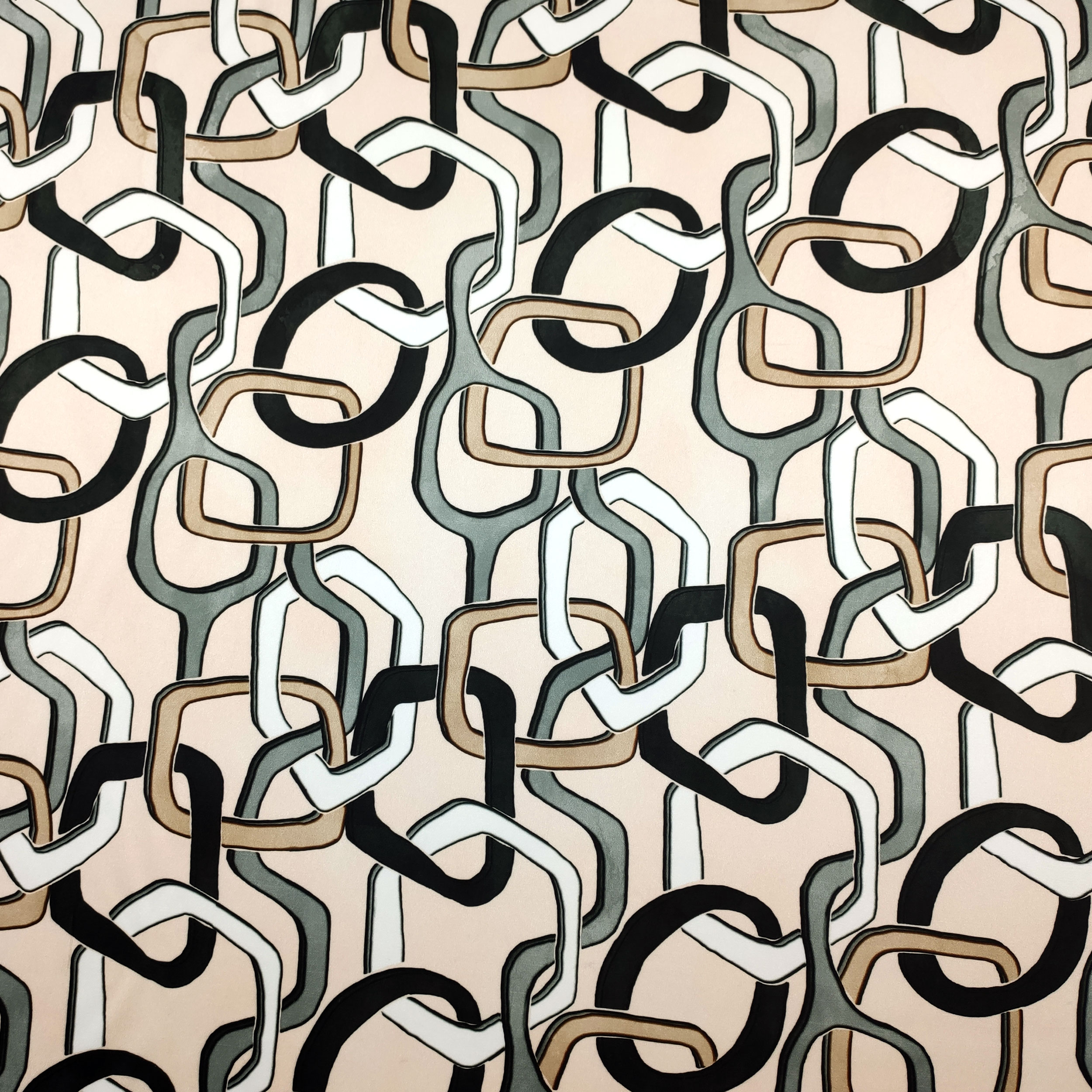 Juego de cadenas elásticas Rasetto negro y gris