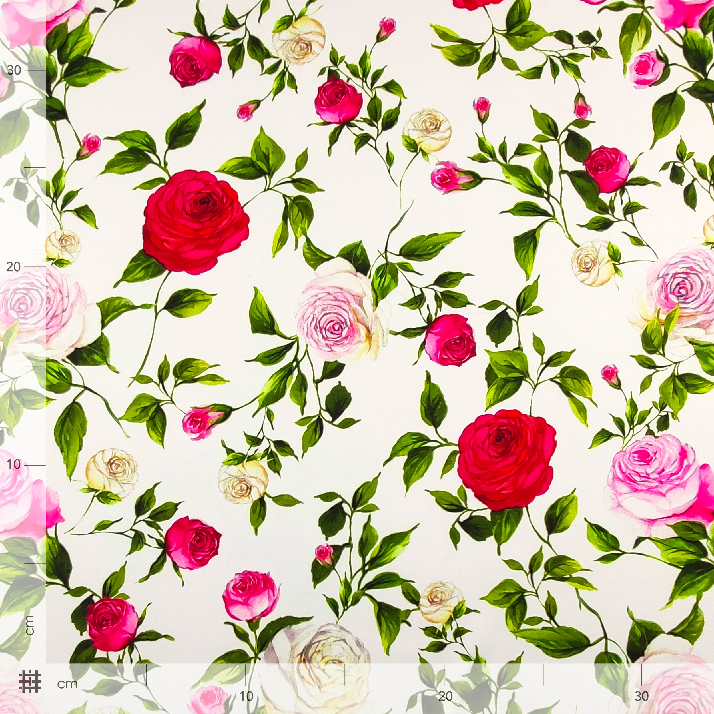 Elasticated Shave Set Rose White Background