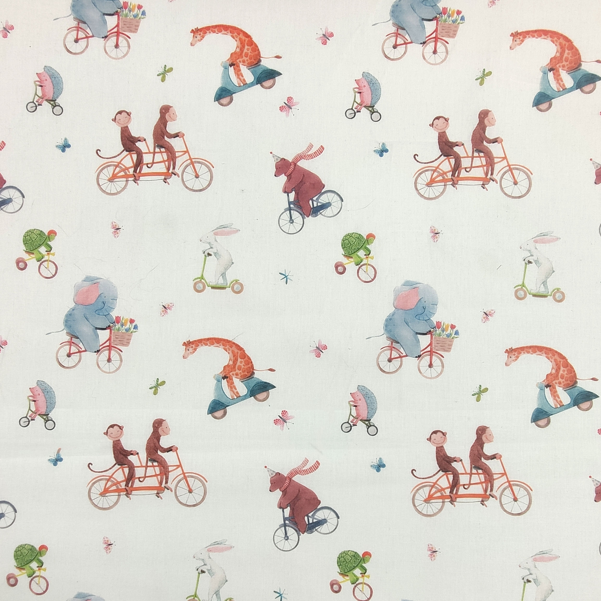 Cotton Bicycle Animals