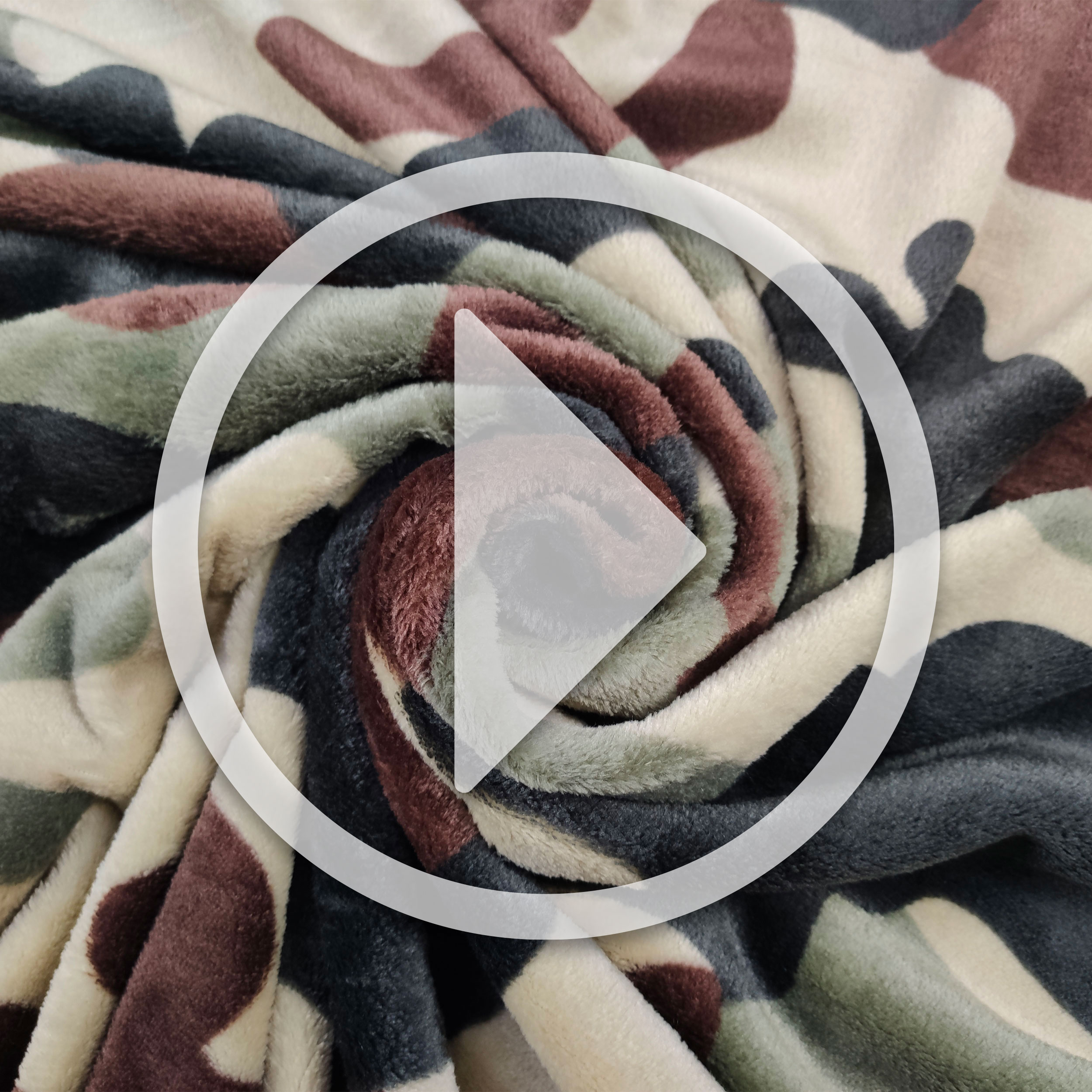 Camouflage Patterned Cashmere Fleece Image