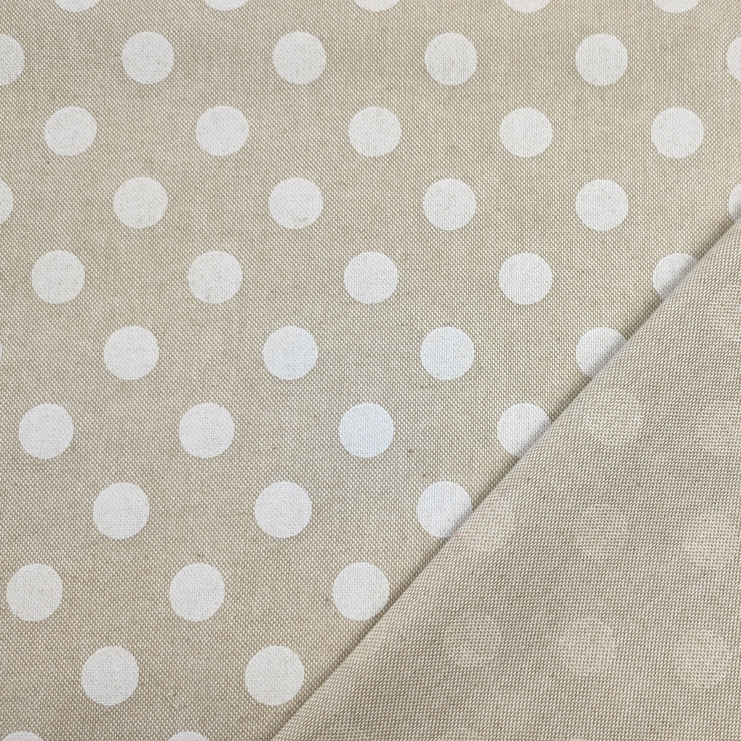 Panama Large White Polka Dots H 280 cm
