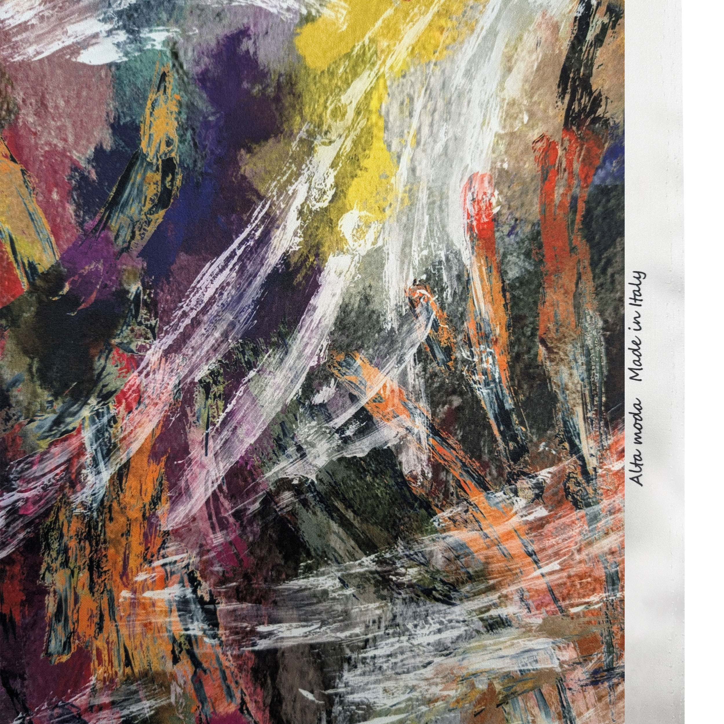Set Satin High Fashion Coloured Brushstrokes Image