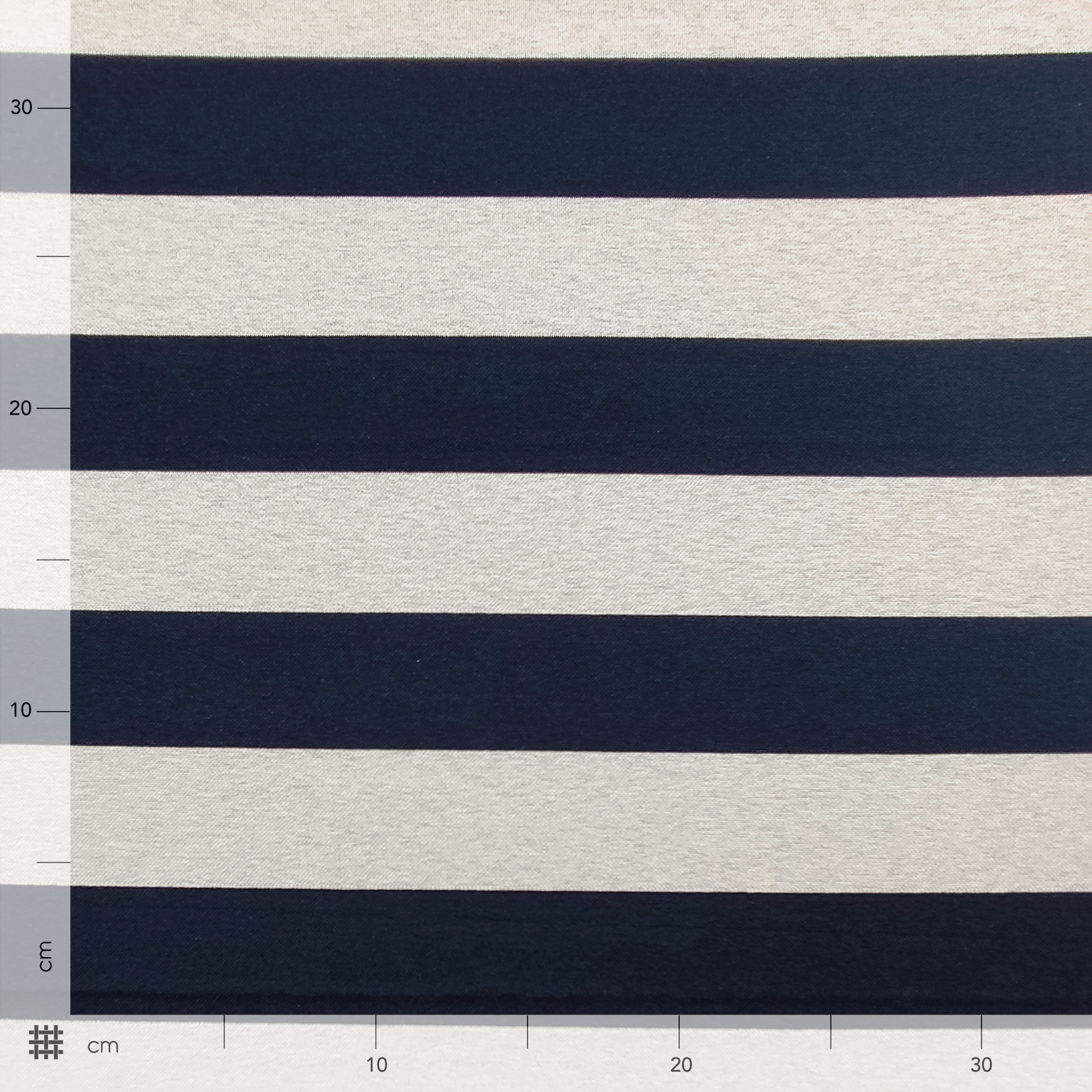Milan Stitch Breite Streifen Blau