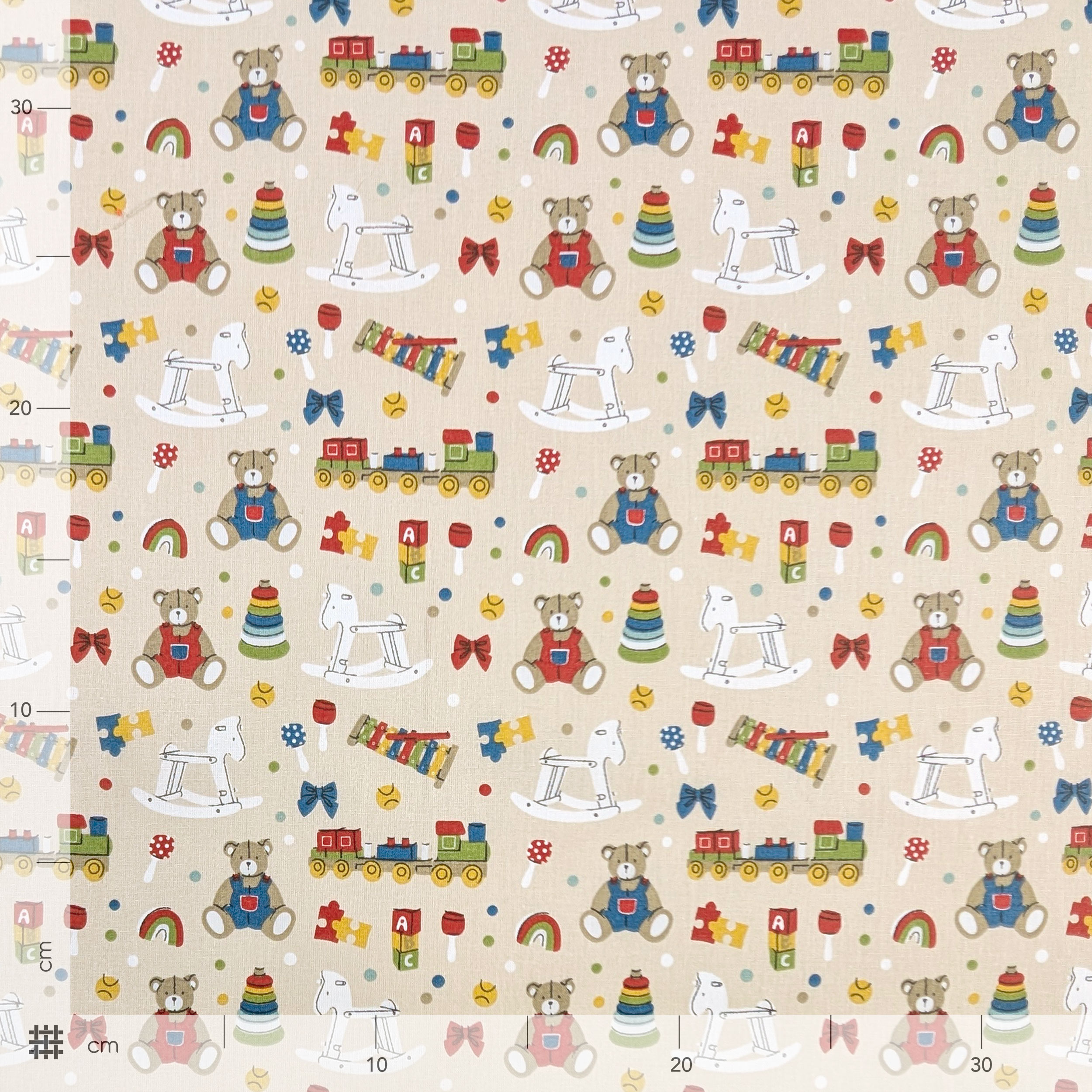 Cotton Bears and Colourful Toys Image
