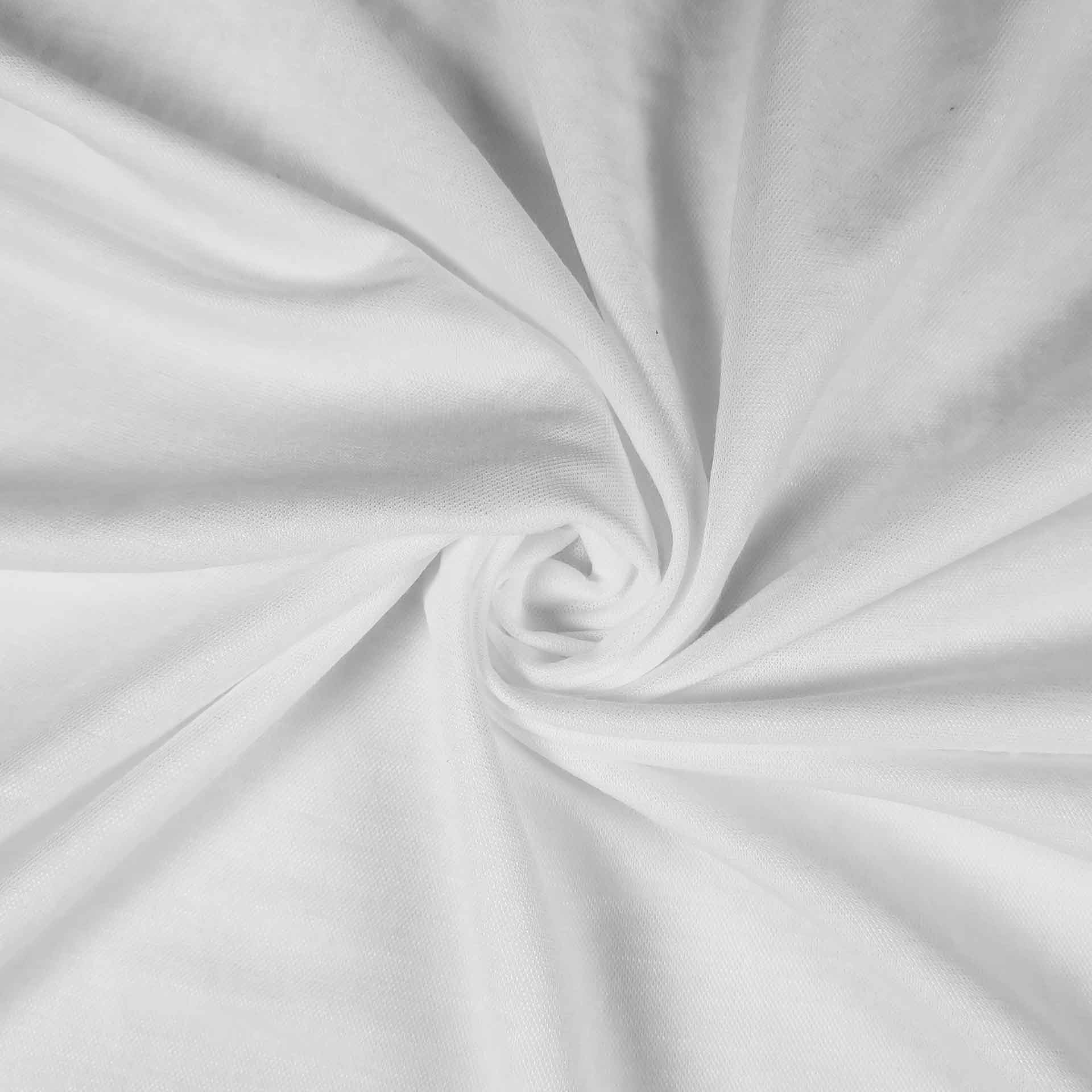Jersey naturel aspect lin blanc Image