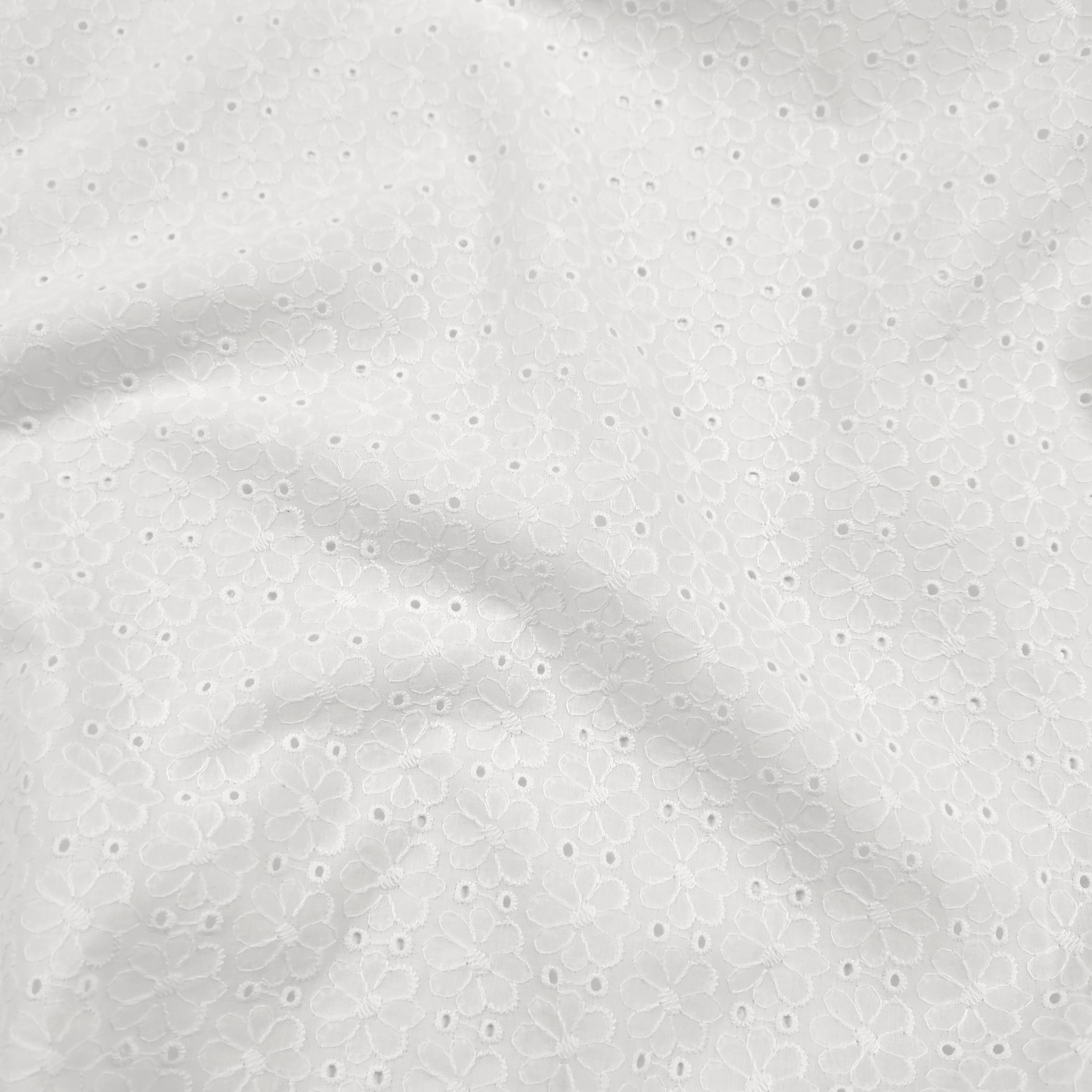 White Cotton Sangallo Flowers