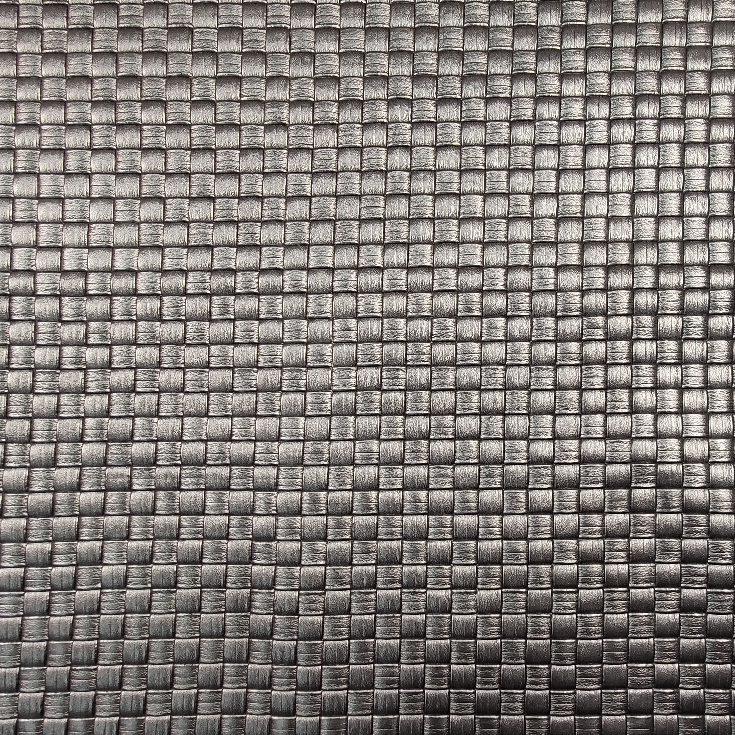 Piel de imitación de matelassé con trenzado 1