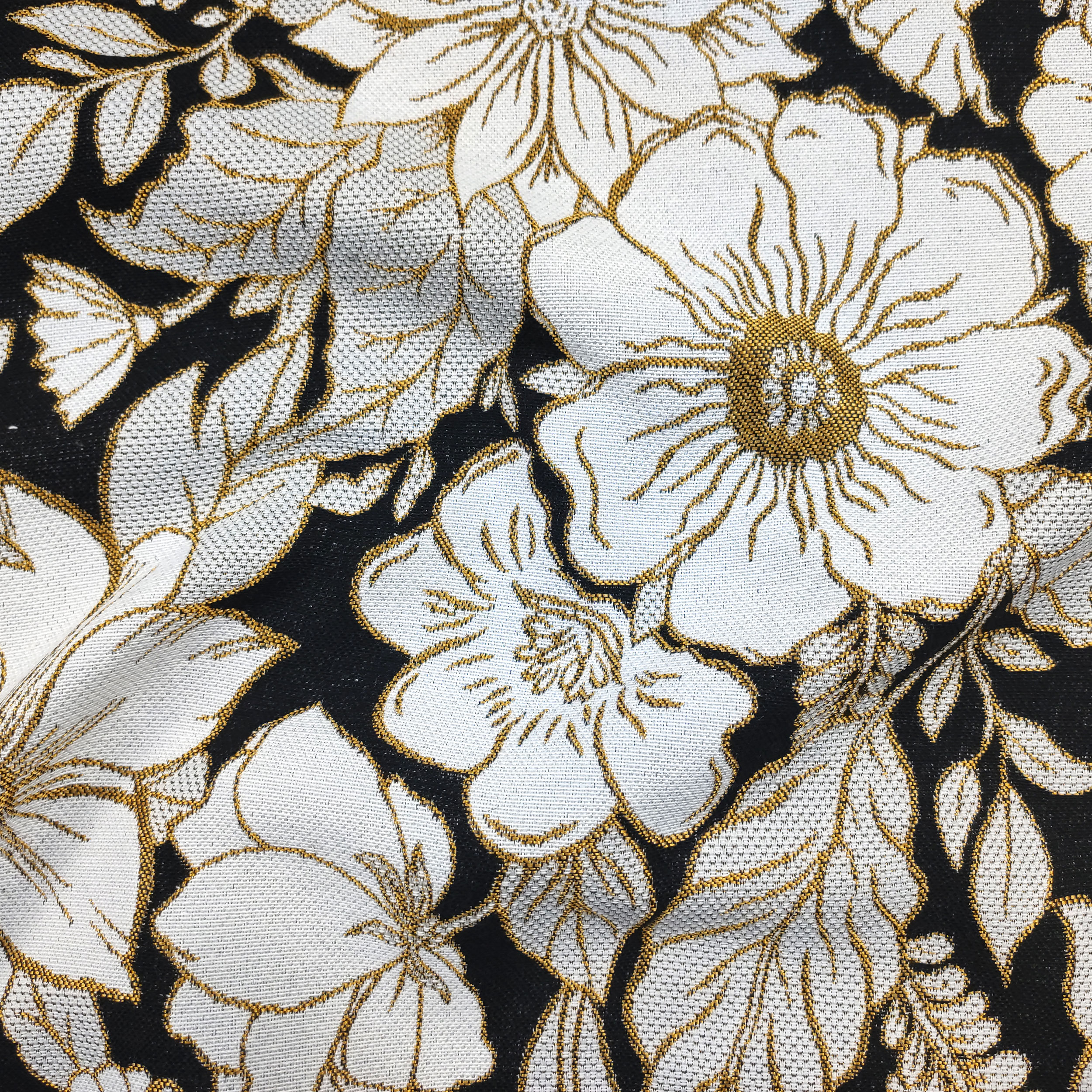 Jacquard Flores Blancas
