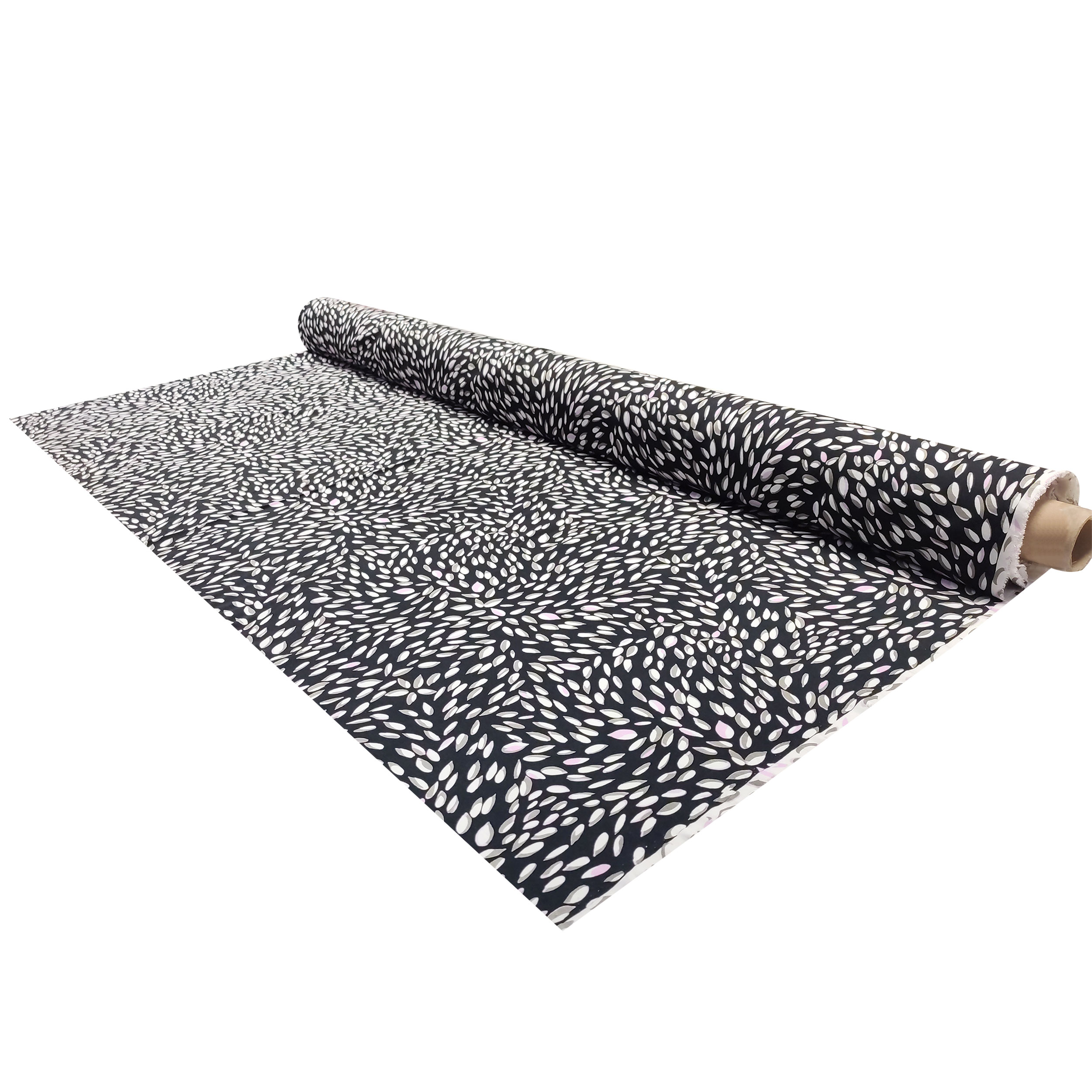 Milan Stitch Petal Pattern Schwarzer Hintergrund