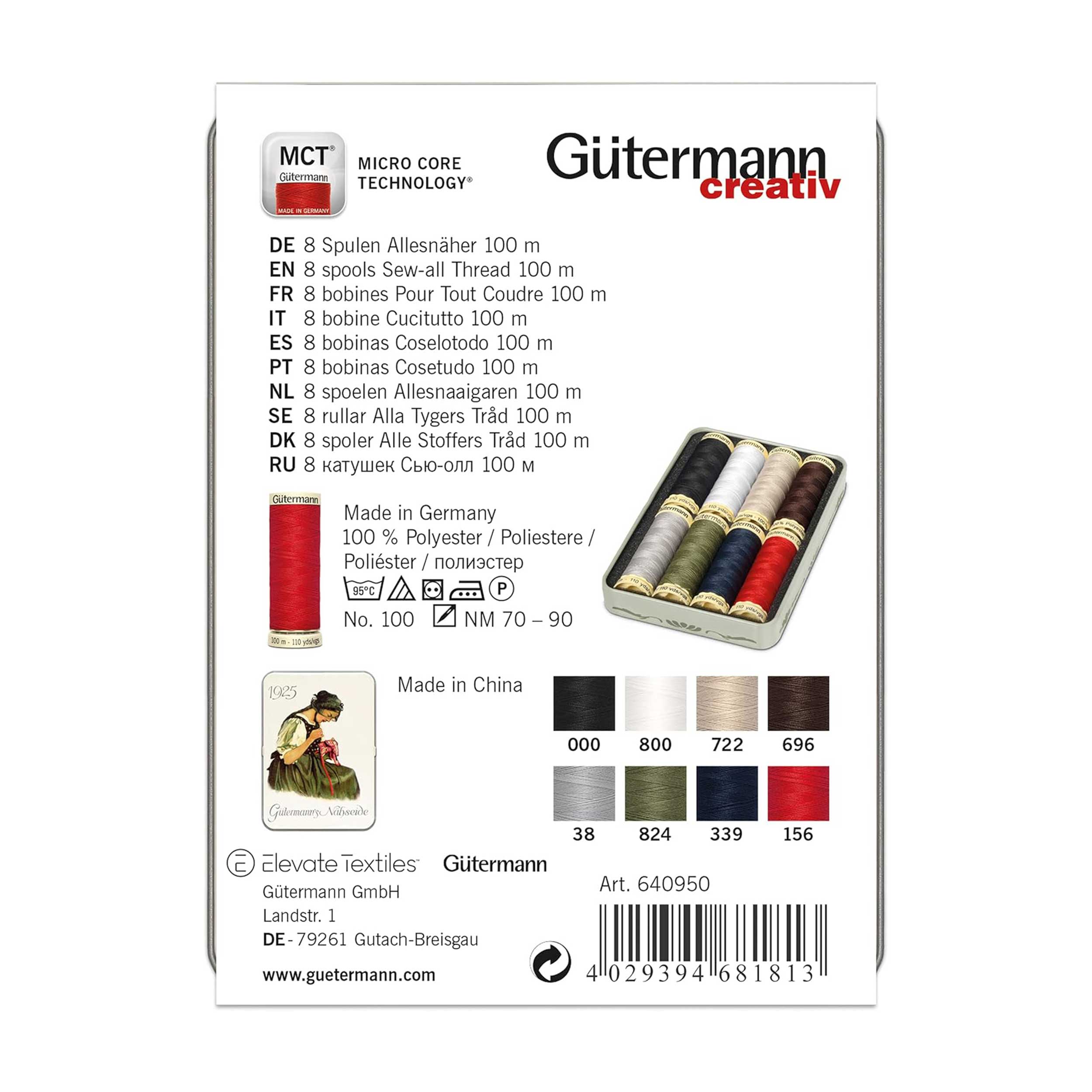 Gutermann Box Nostalgia 1925 Sewing 100 m Image