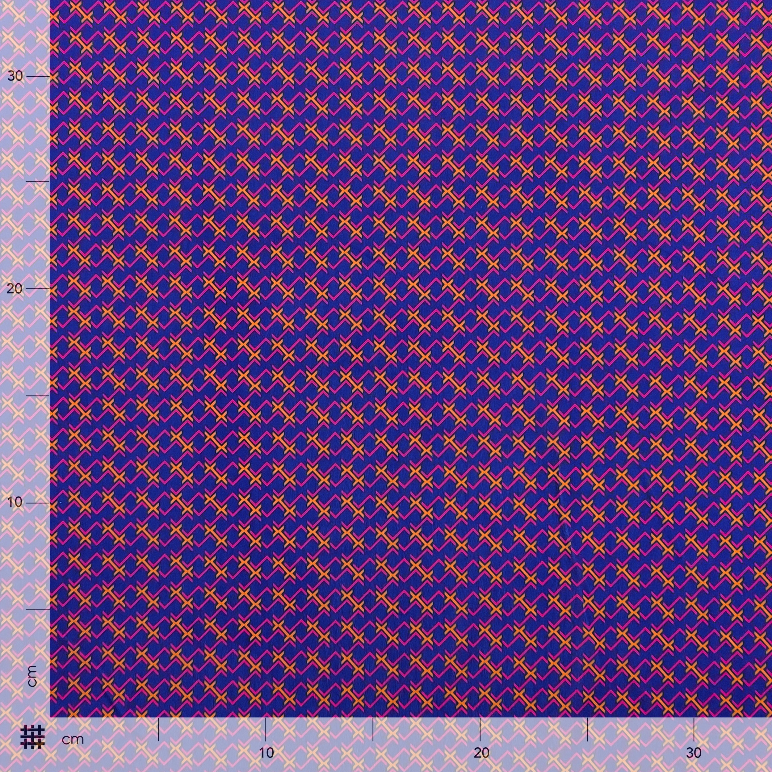 Tejido de punto Geometry Pattern Optical Coloured