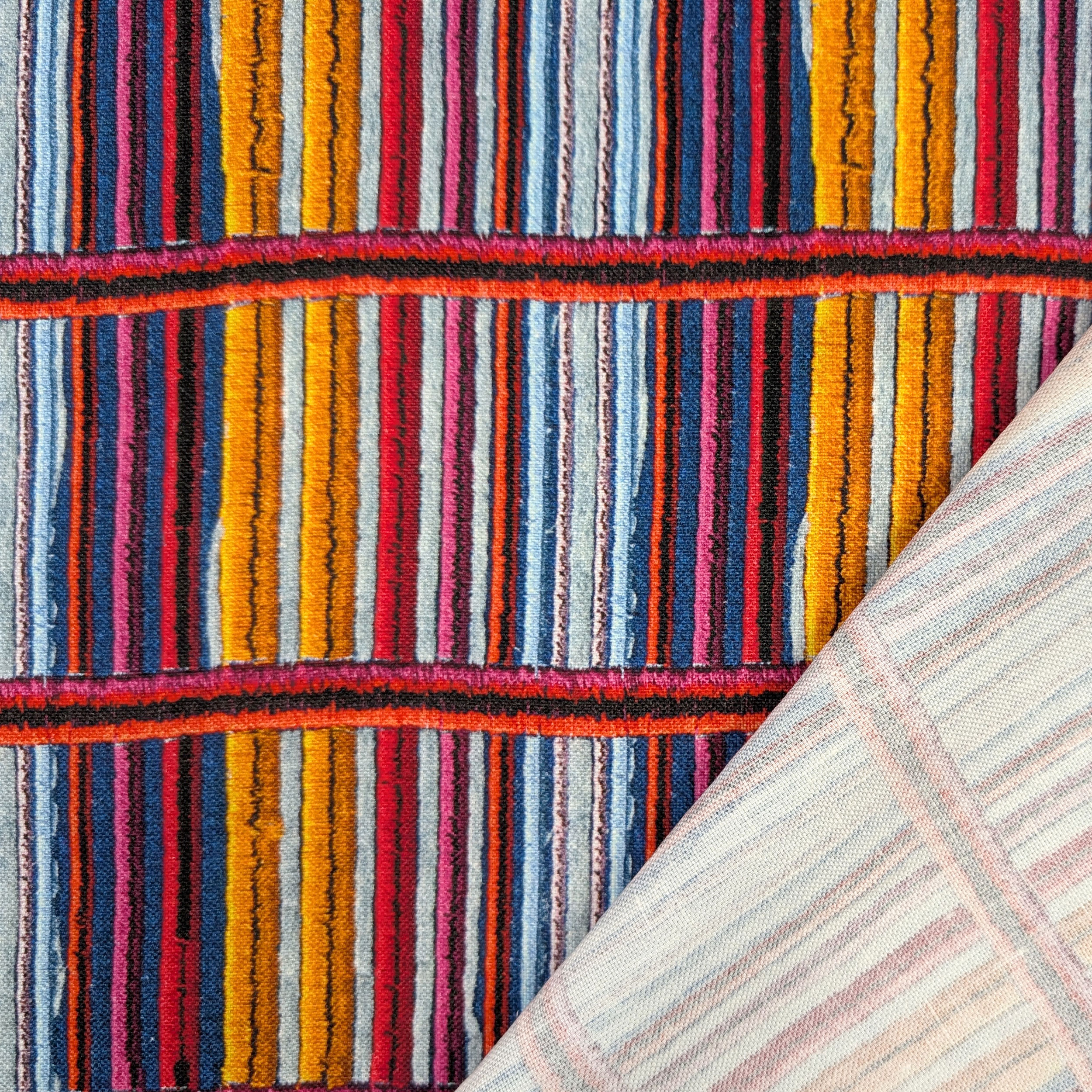 Natural High Fashion Linen Stripes Image