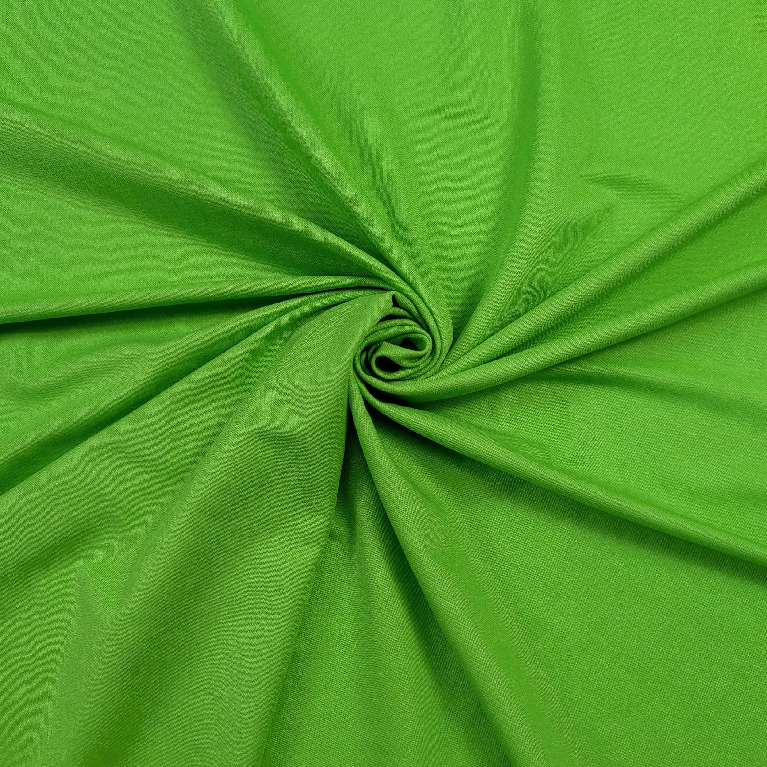 Acid Green Viscose Jersey Image