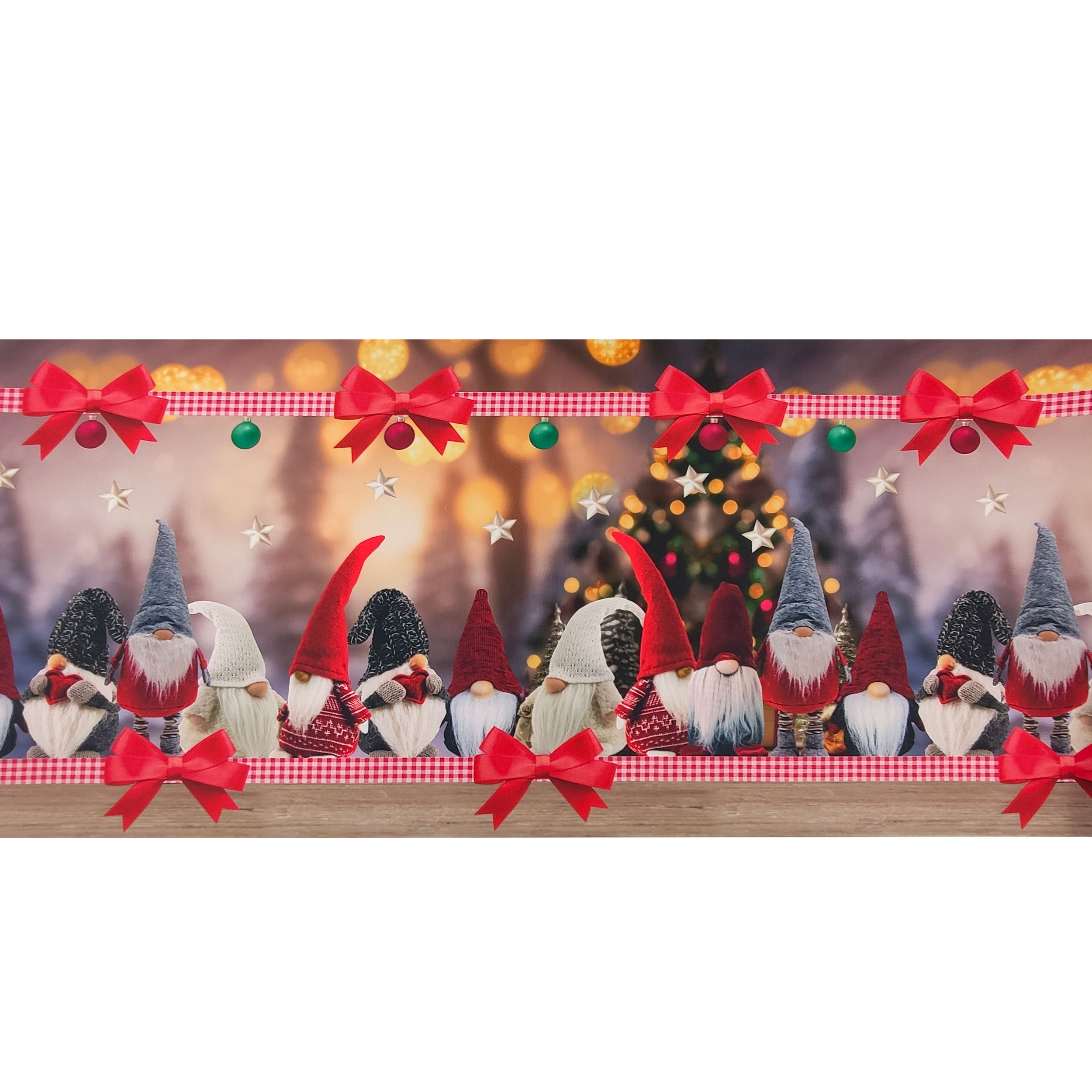 Trapo de cocina navideño con gnomos