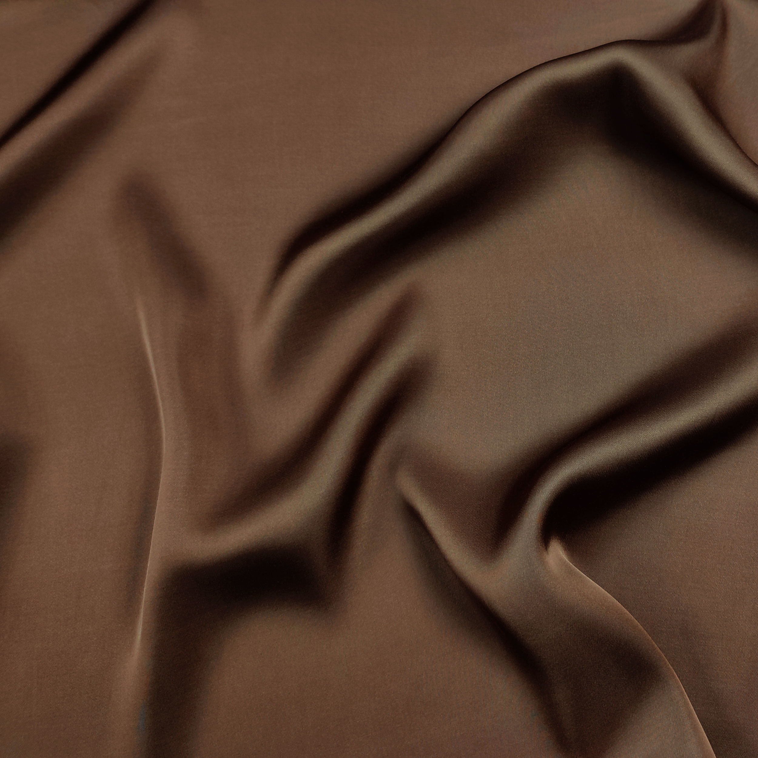 Satin Natur Viskose Unifarben 4