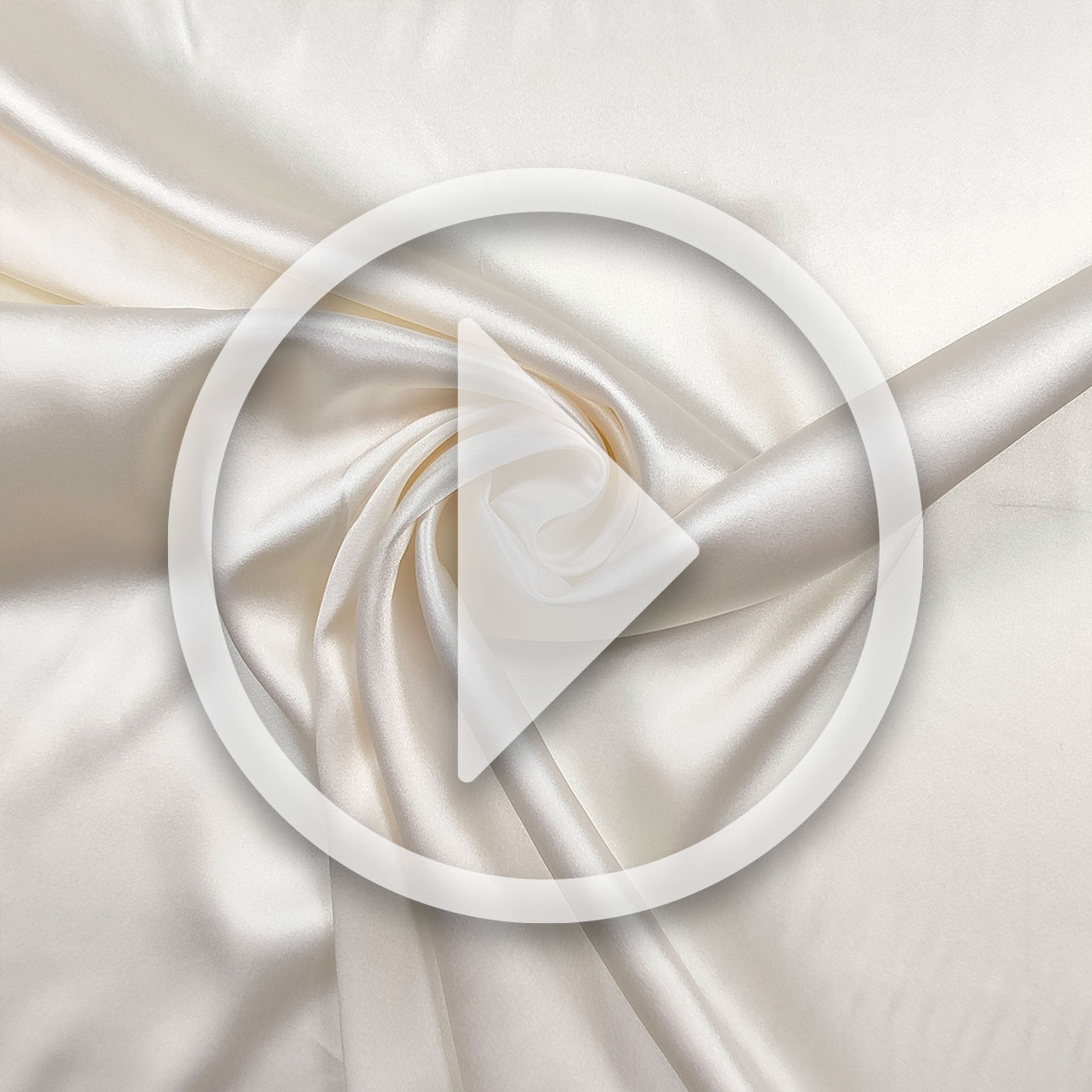 Tissu extensible en satin de soie blanc Image