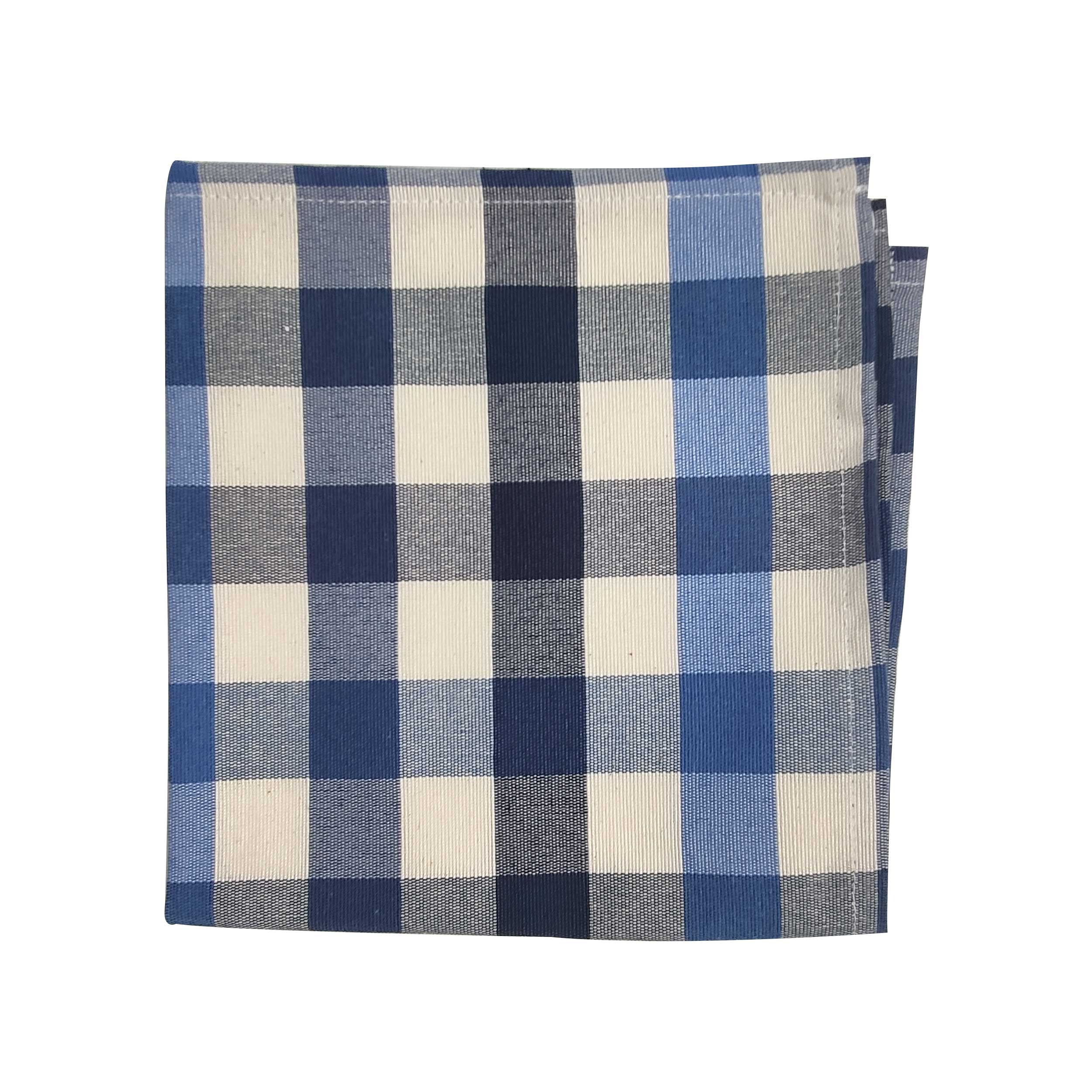 Servilleta Panini Telas Hilado Teñido Cuadrado Multicolor Azul Image