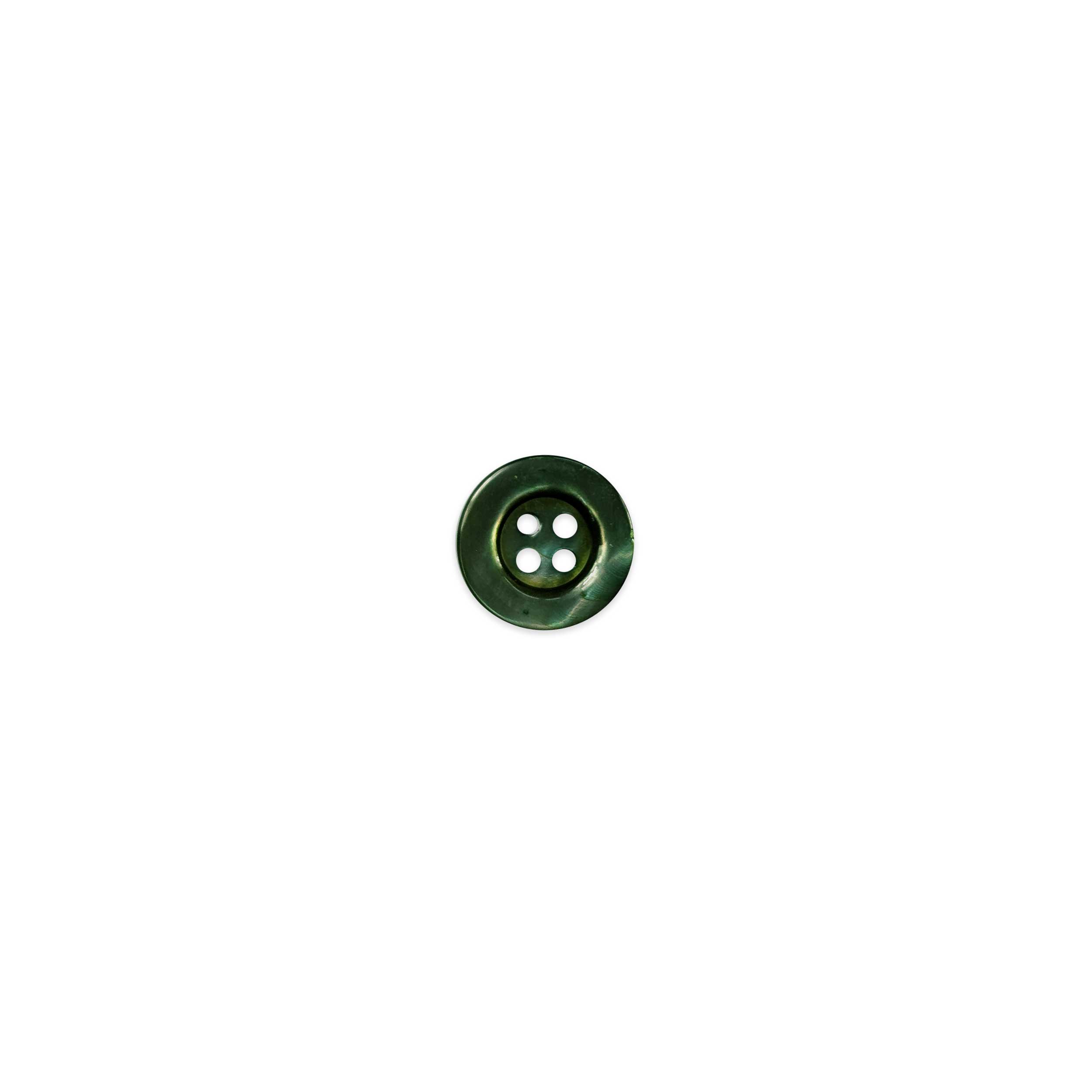Mother-of-pearl button 4 holes Green Lin 24 Image