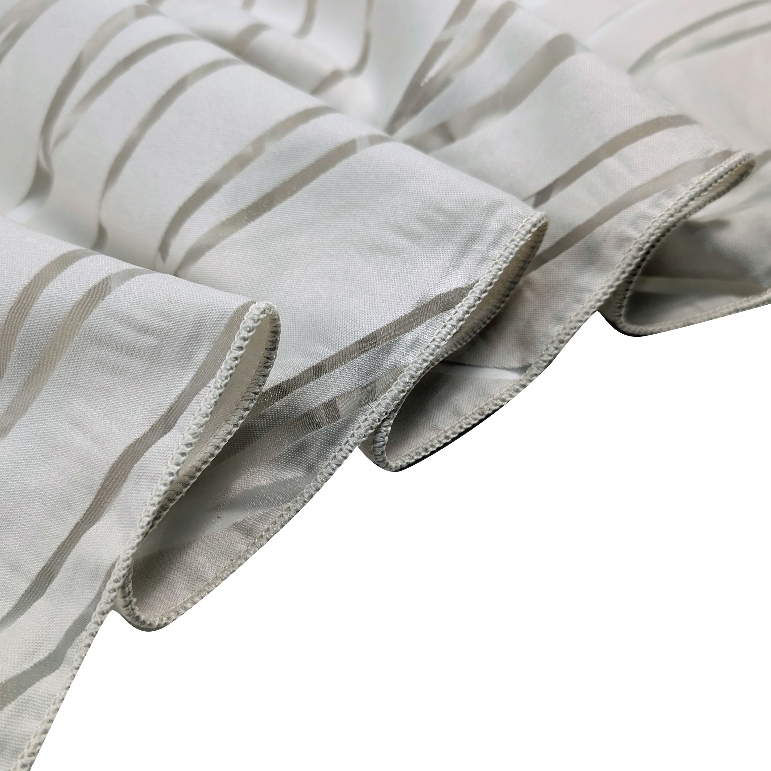 Curtain Fabric Devorè Soft Waves Ecru Image