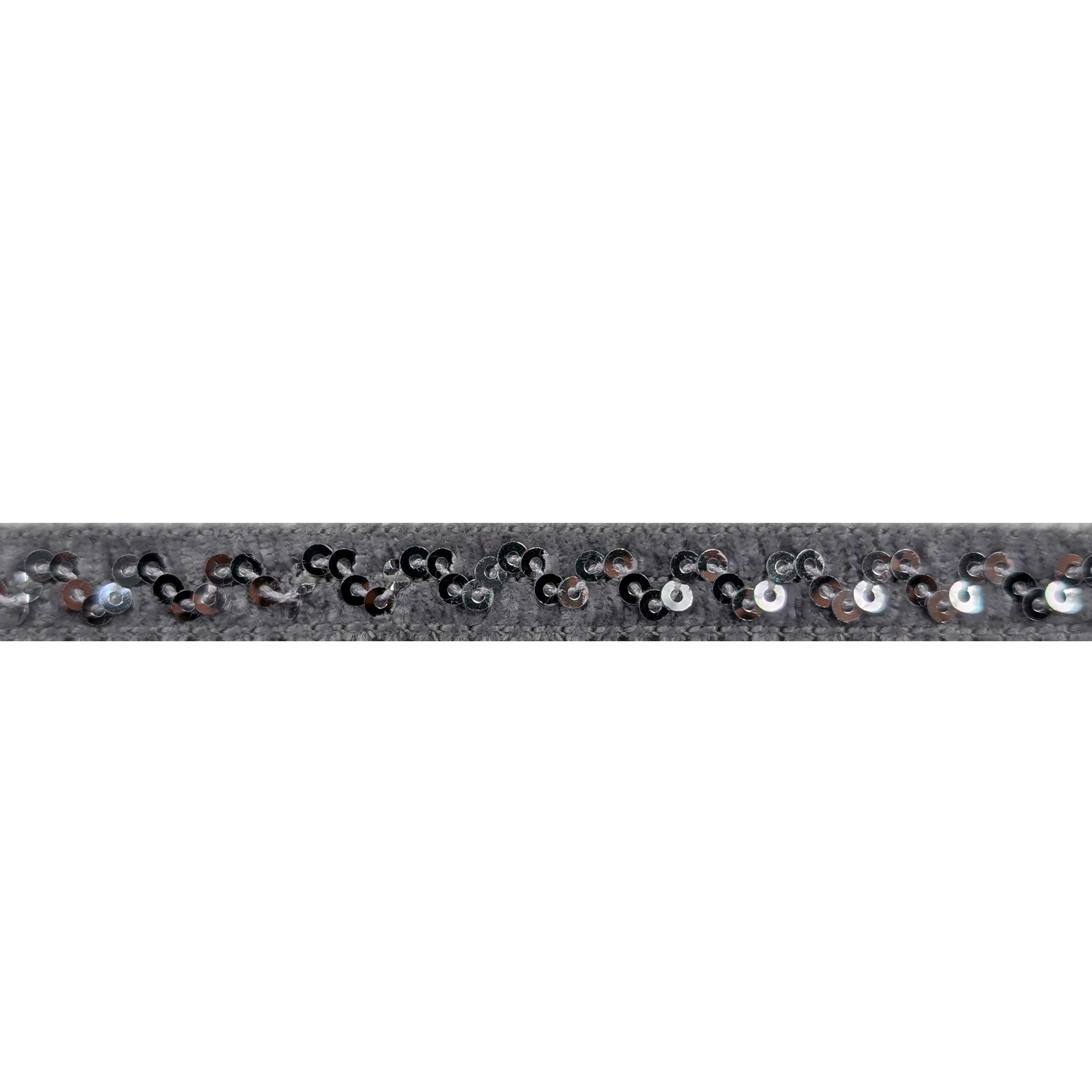 Grey Trimmings with Sequins Image