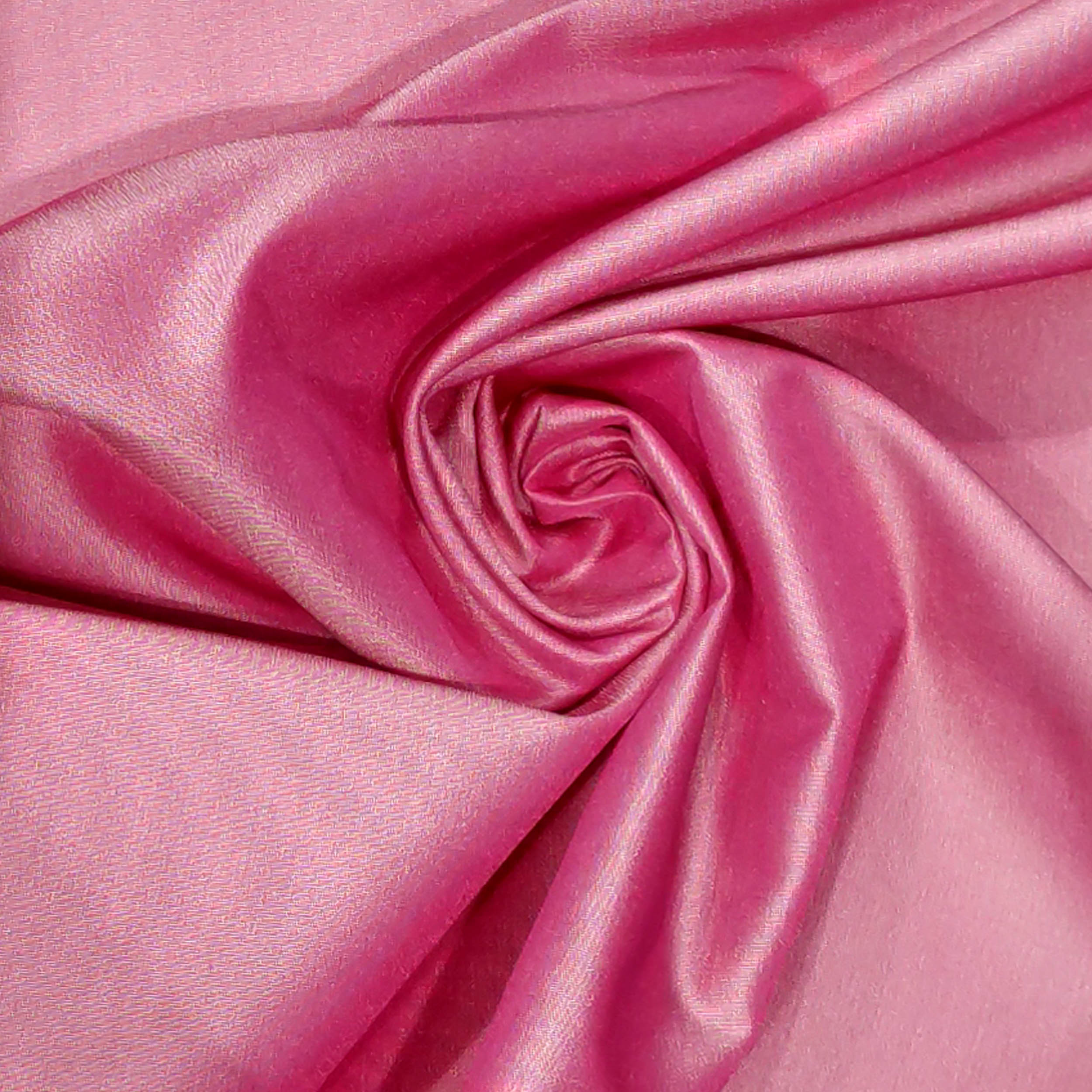 Recorte de tafetán liso para cortinas rosa oscuro 140x300 cm Image