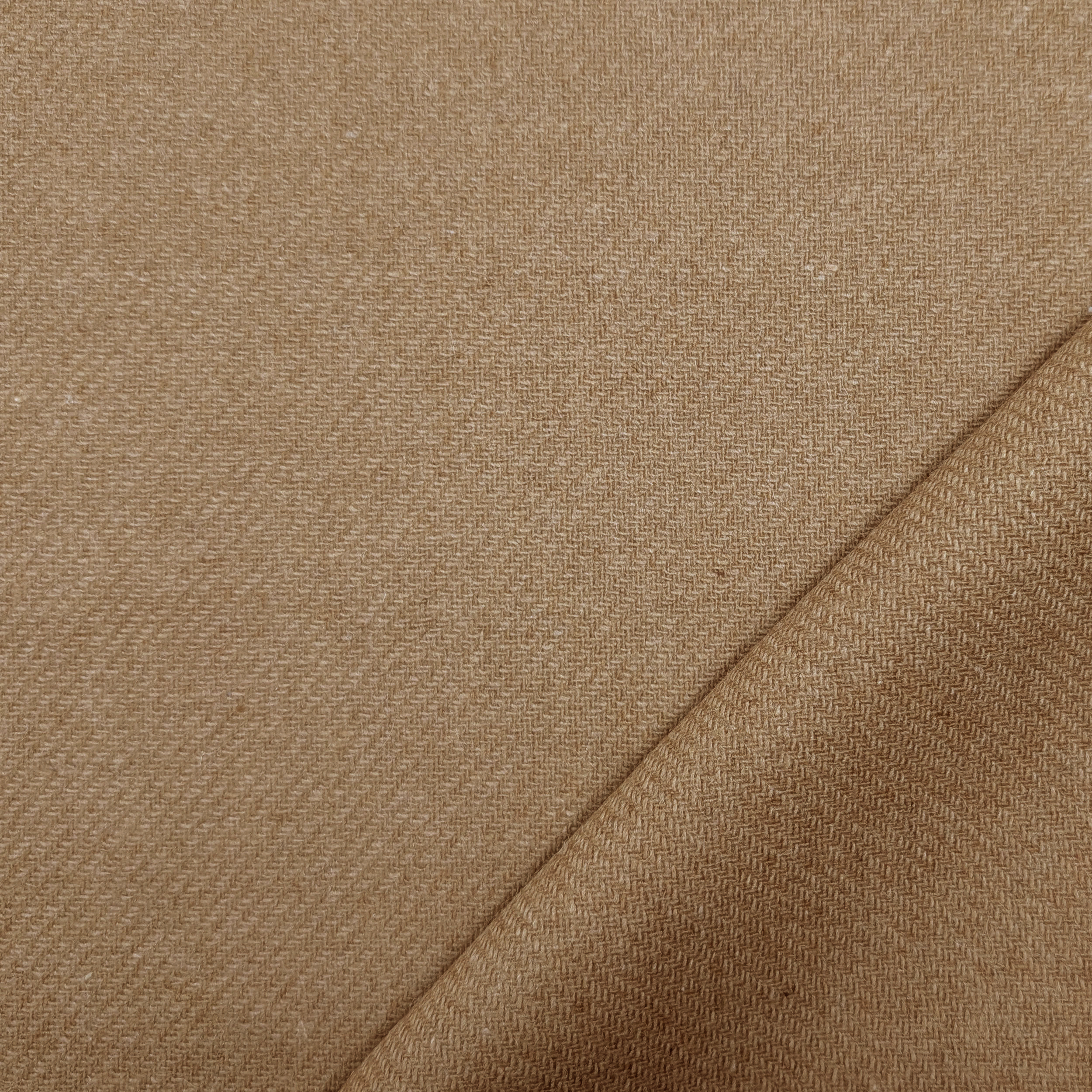 Mixed Wool Biscuit Coat Solid Colour Image