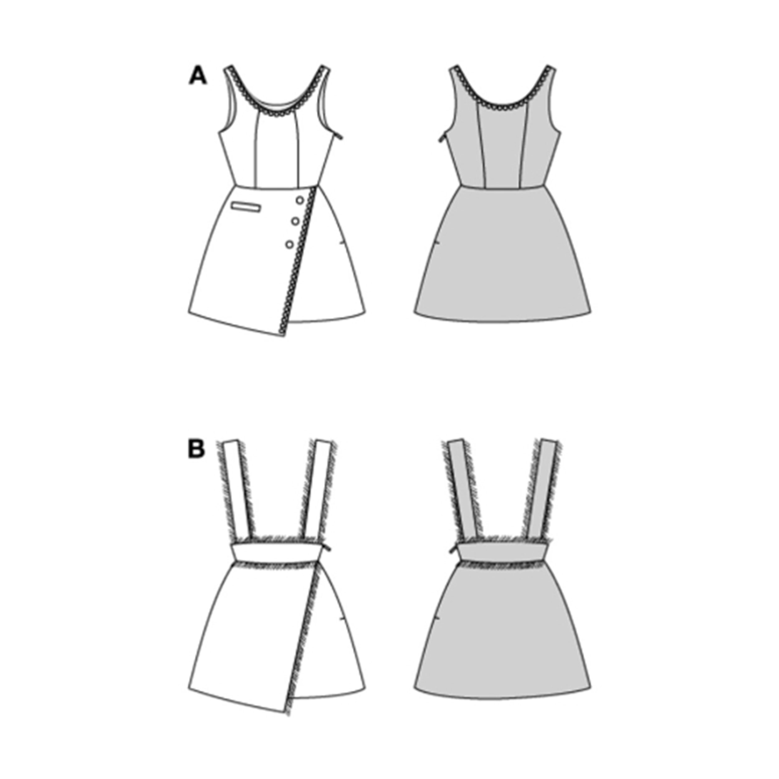 Burda Kids Easy Dress and Skirt pattern Image
