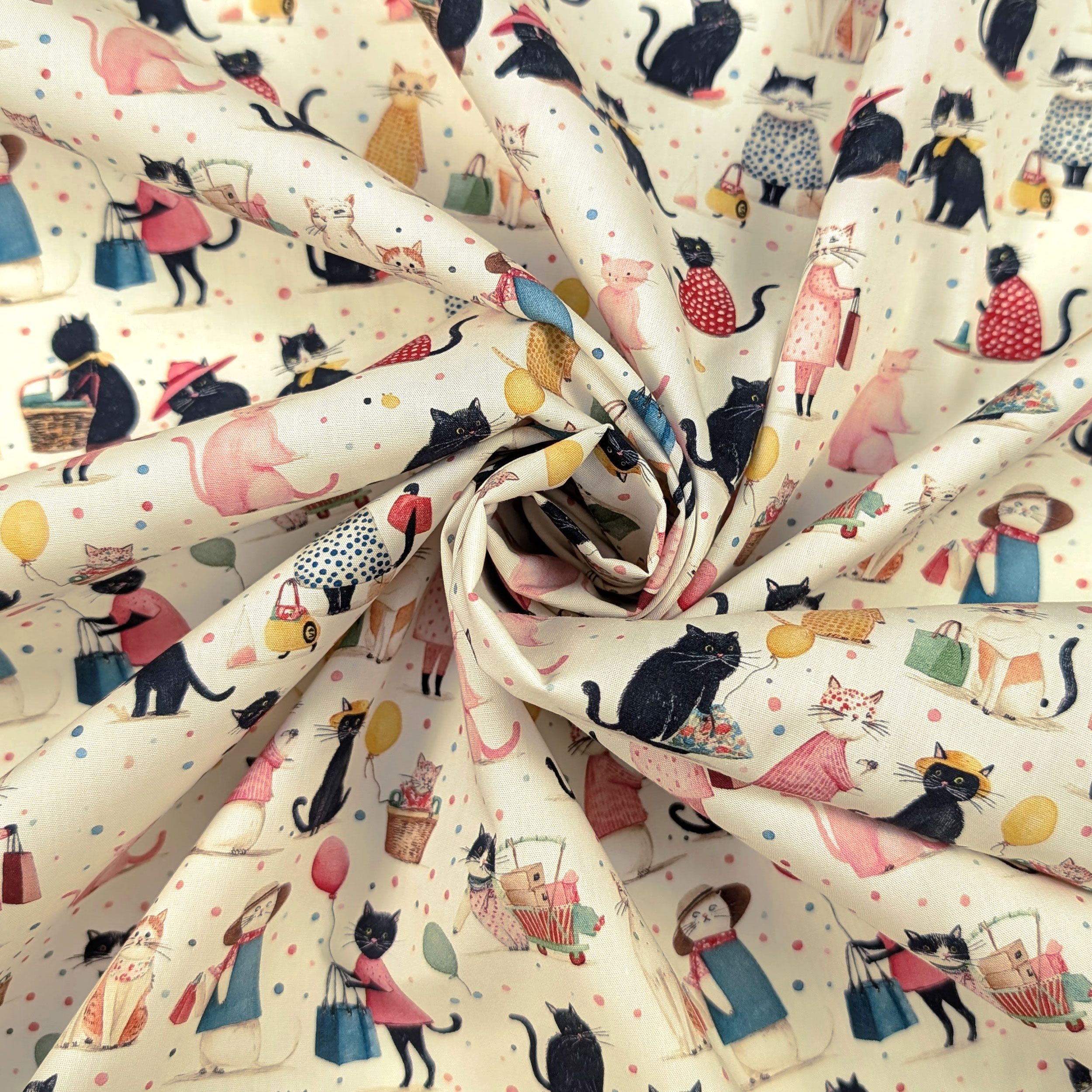 Poplin Cotton Kitten Fashion Image