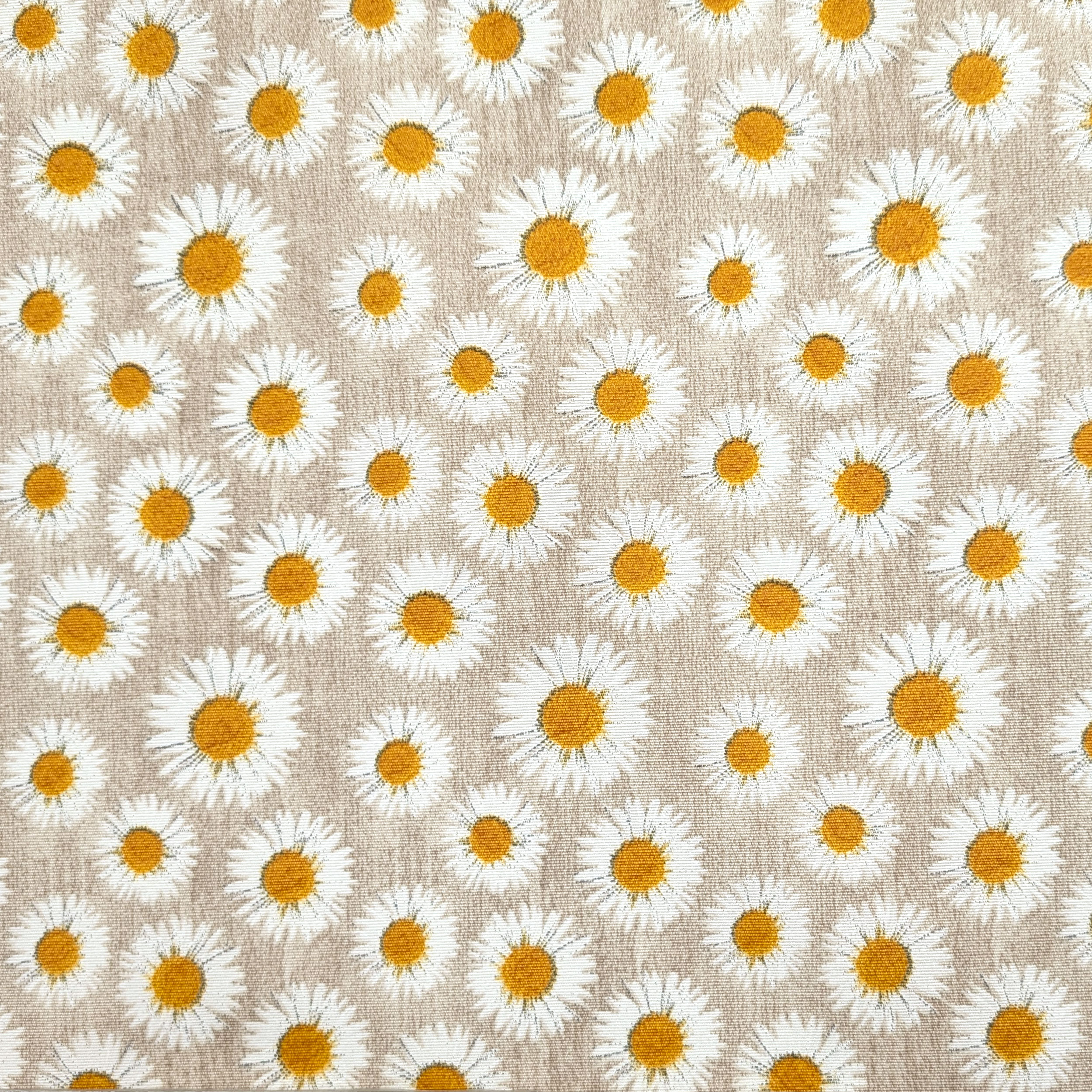 Fabric for Resin Tablecloth Daisies Image