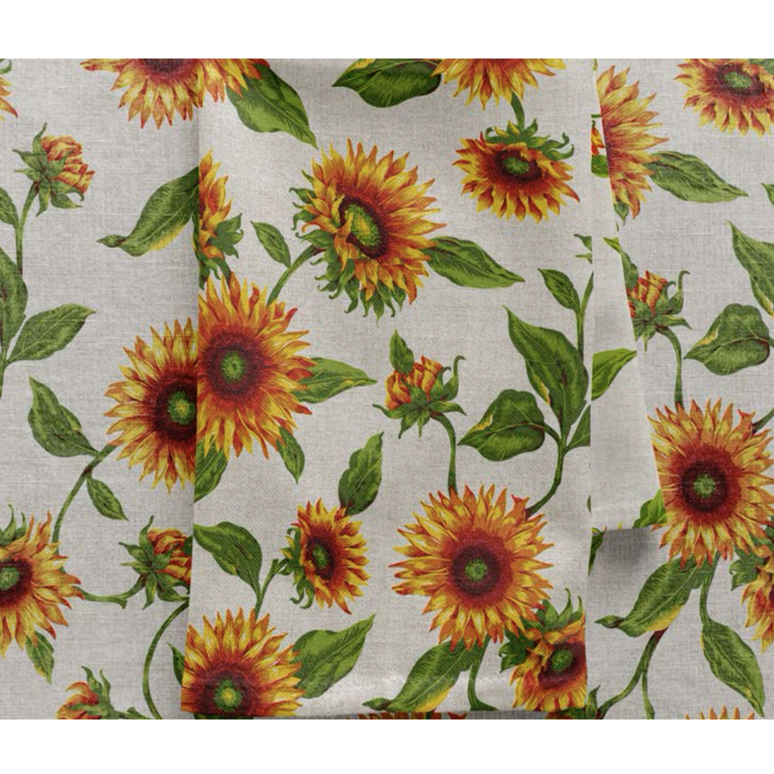 Panama Sunflowers Background Beige Image