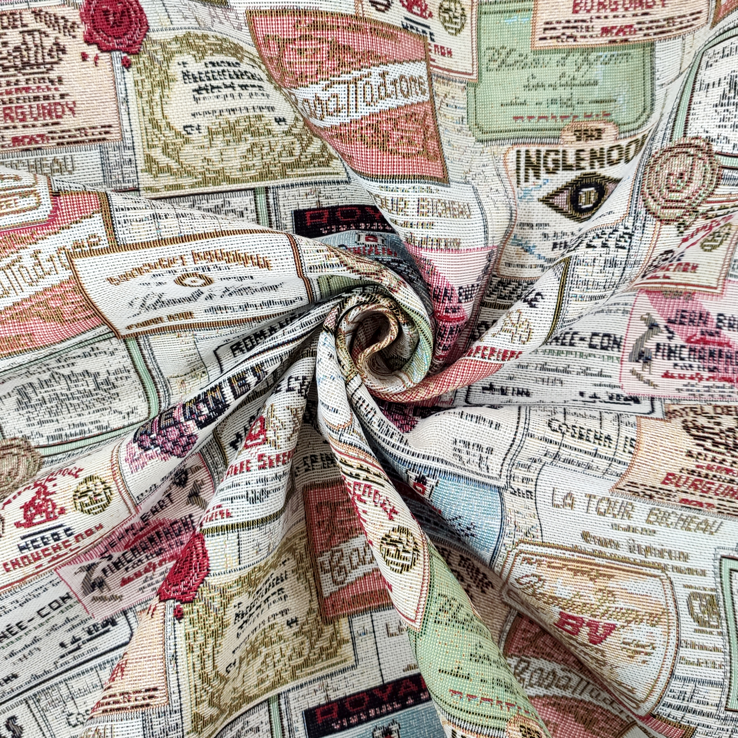 Upholstery Gobelin - Vintage Labels Image