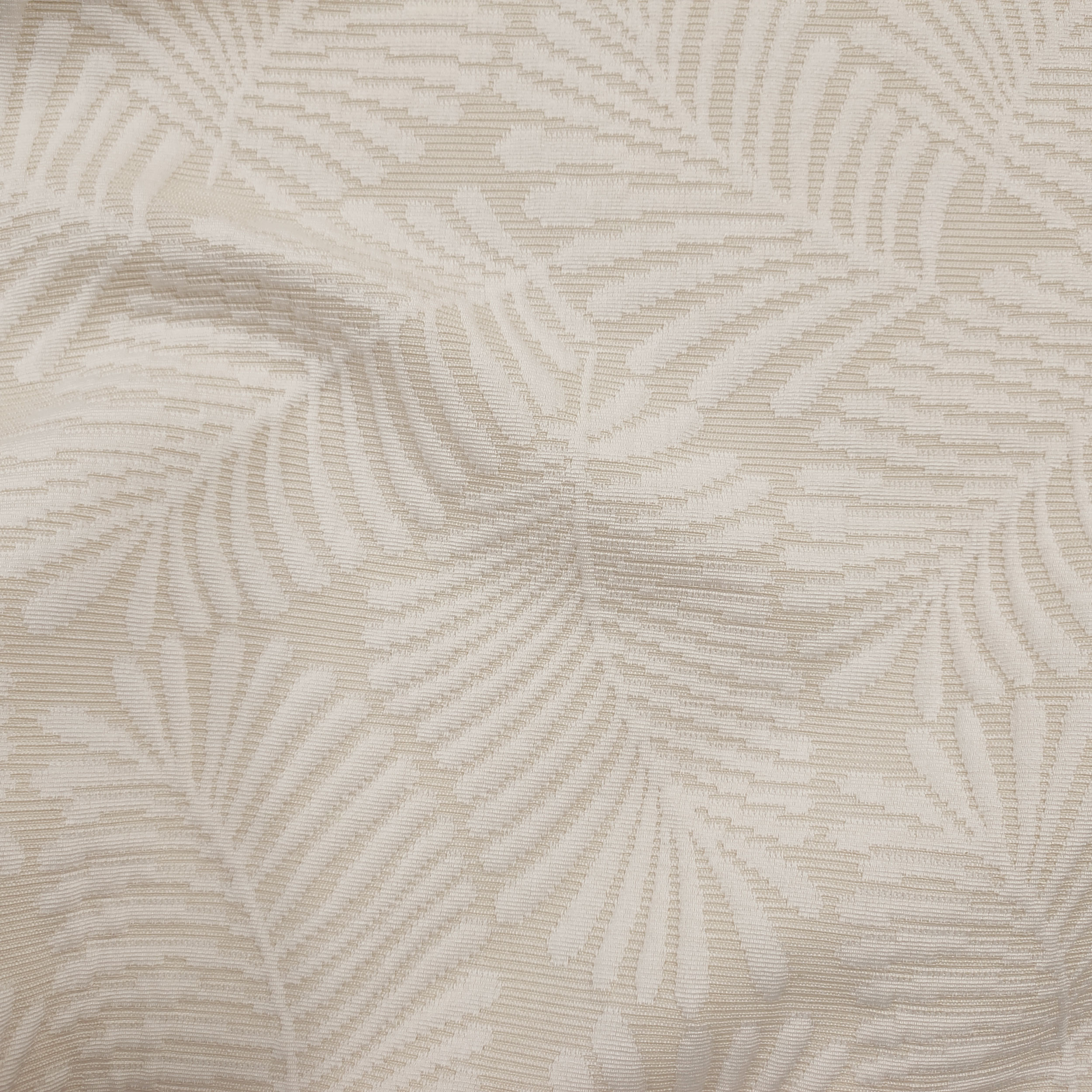 Colcha Jacquard Matelassè Hojas Beige