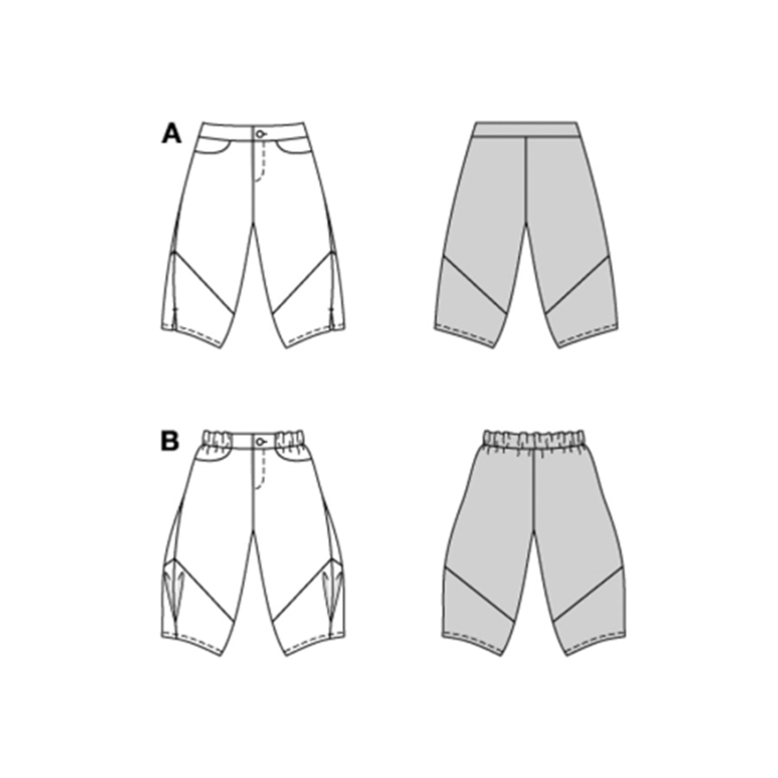 Pattern Burda Kids Medium Trousers Image