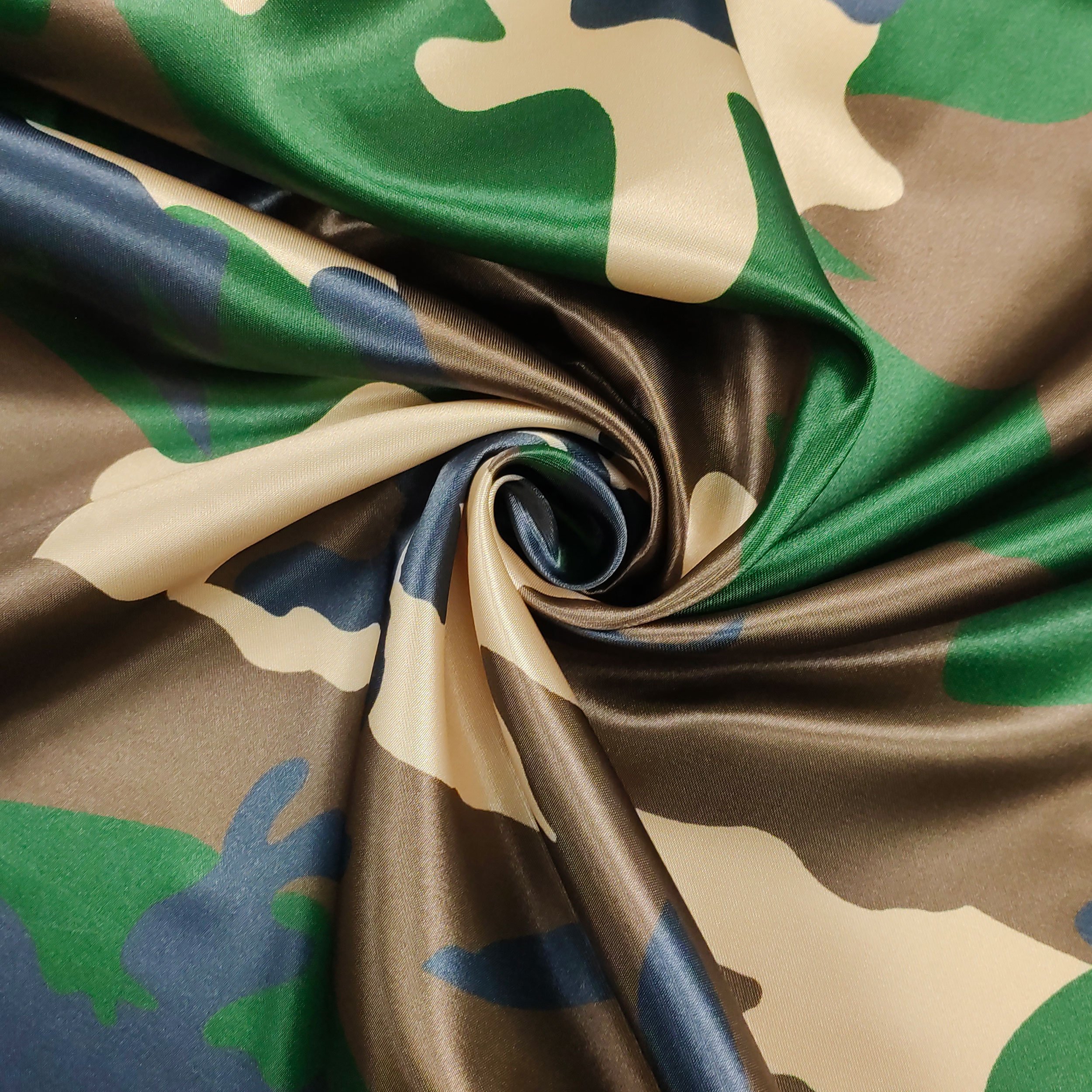 Army Camouflage Satin