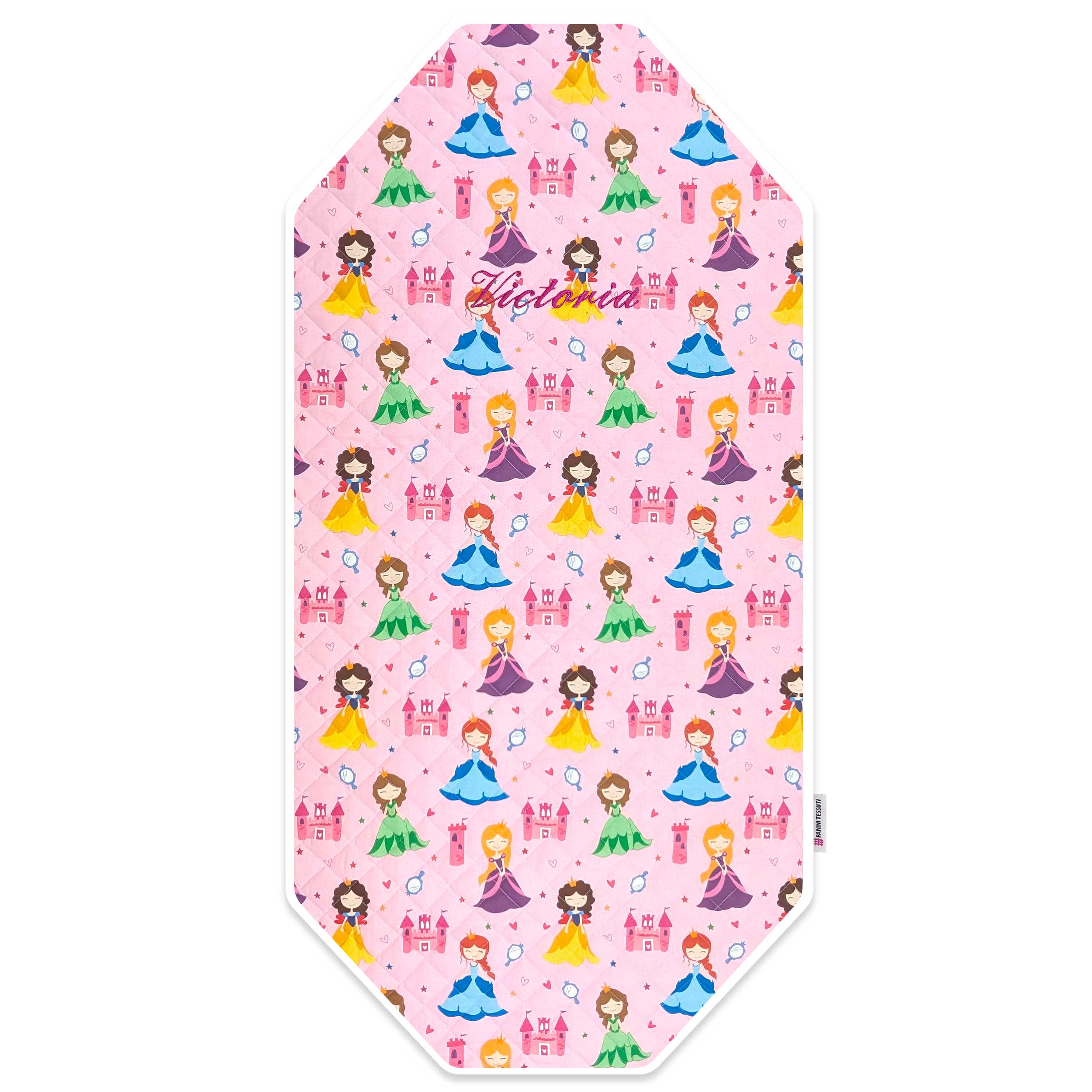 Cot Cover Princesses Pink Background Image