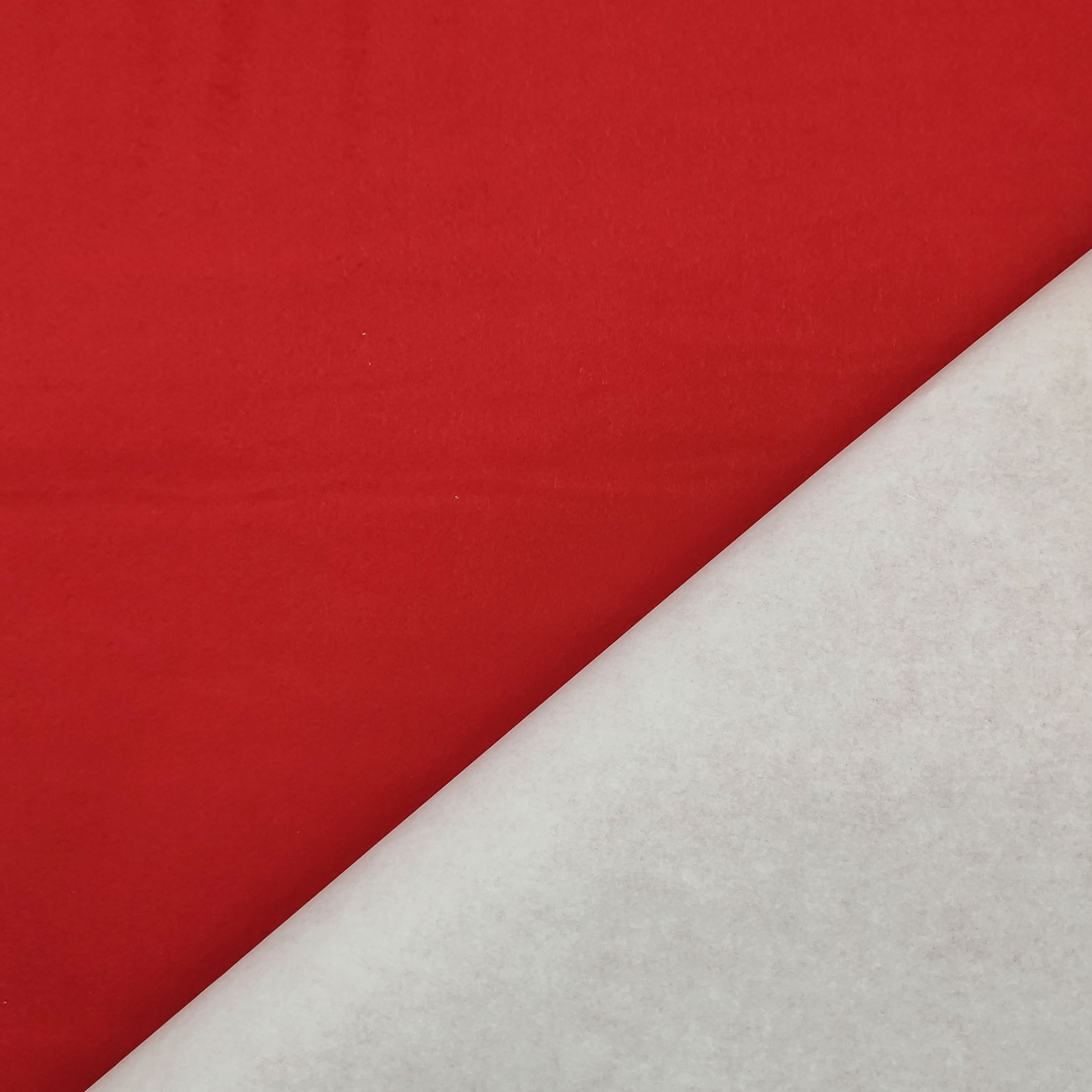 Pannolenci Solid Colour Adhesive Rouge