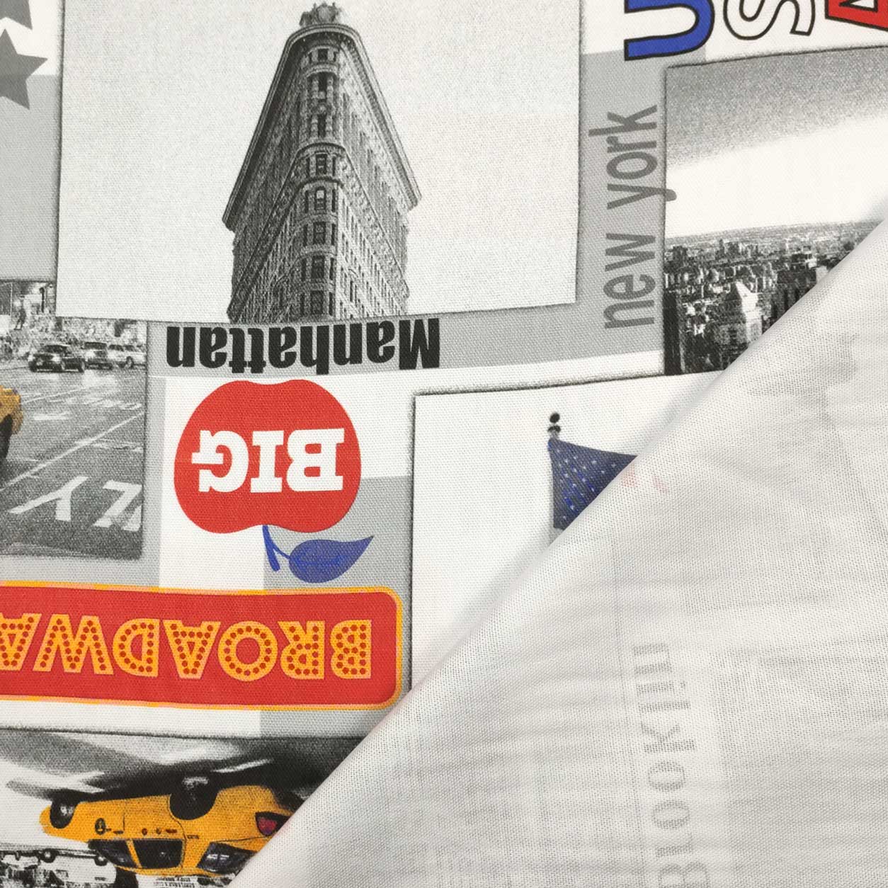 Tessuto Panama Fantasia New York Panini Tessuti e Tendaggi