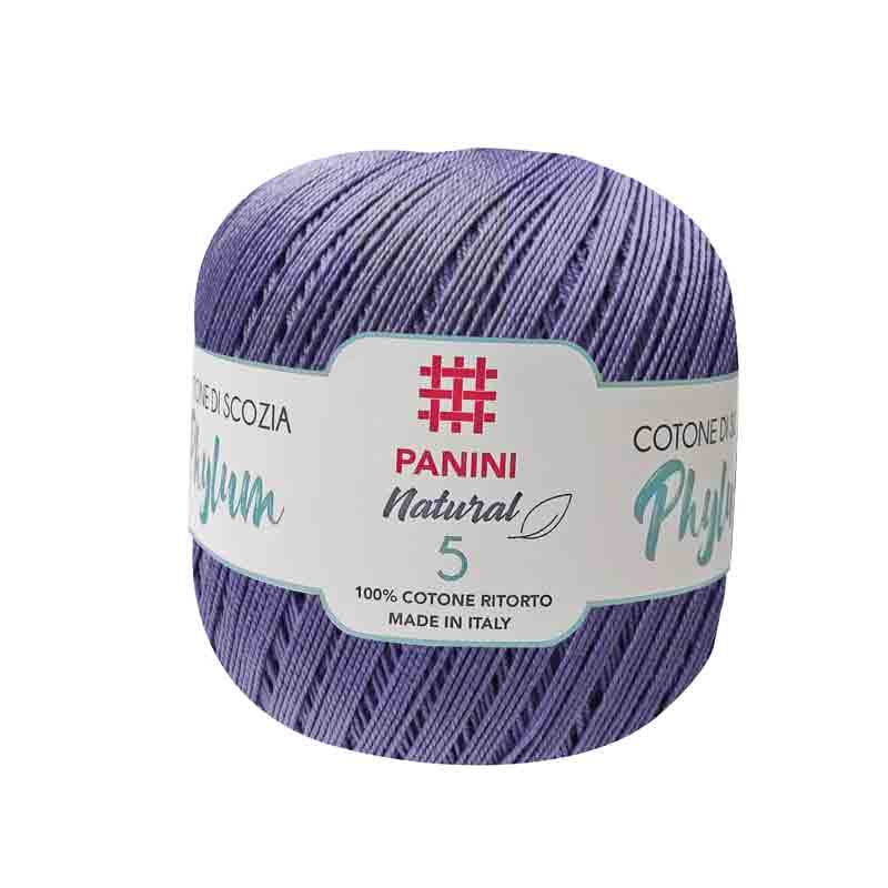 Coton Phylum Tit.5 Sandwich Naturel Lilas foncé