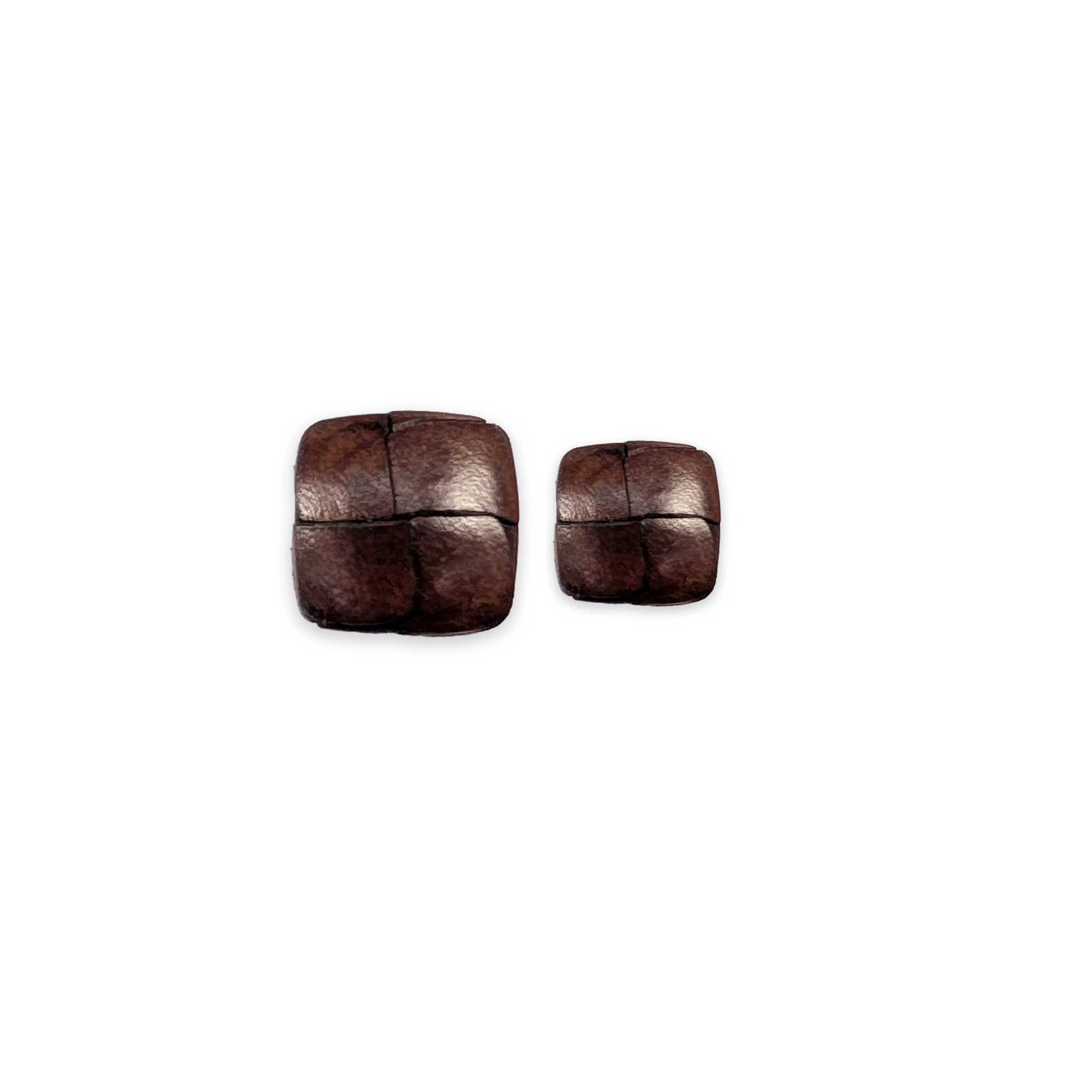 Wooden Button with Texture Image