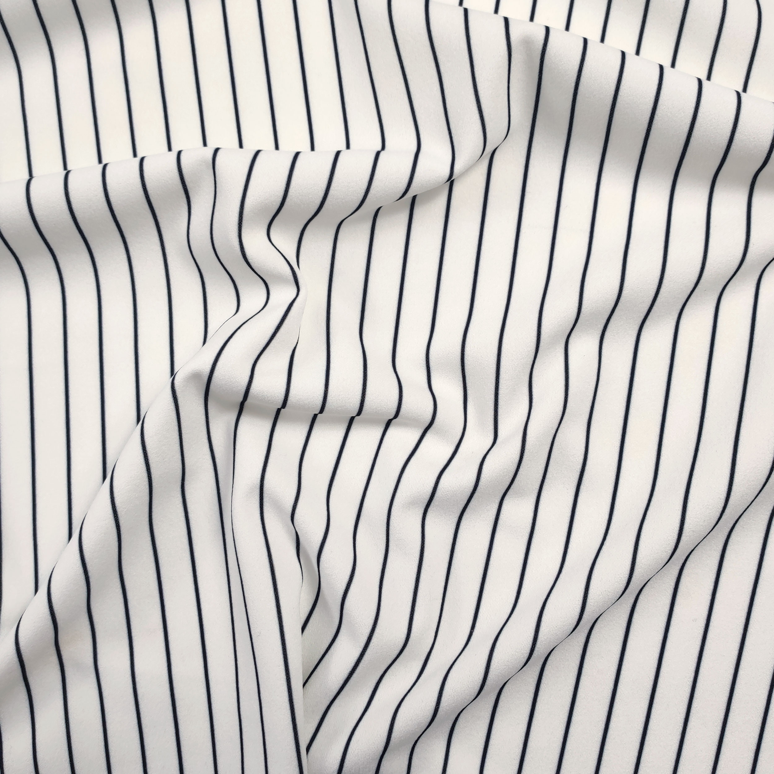 Scuba White Black Stripes