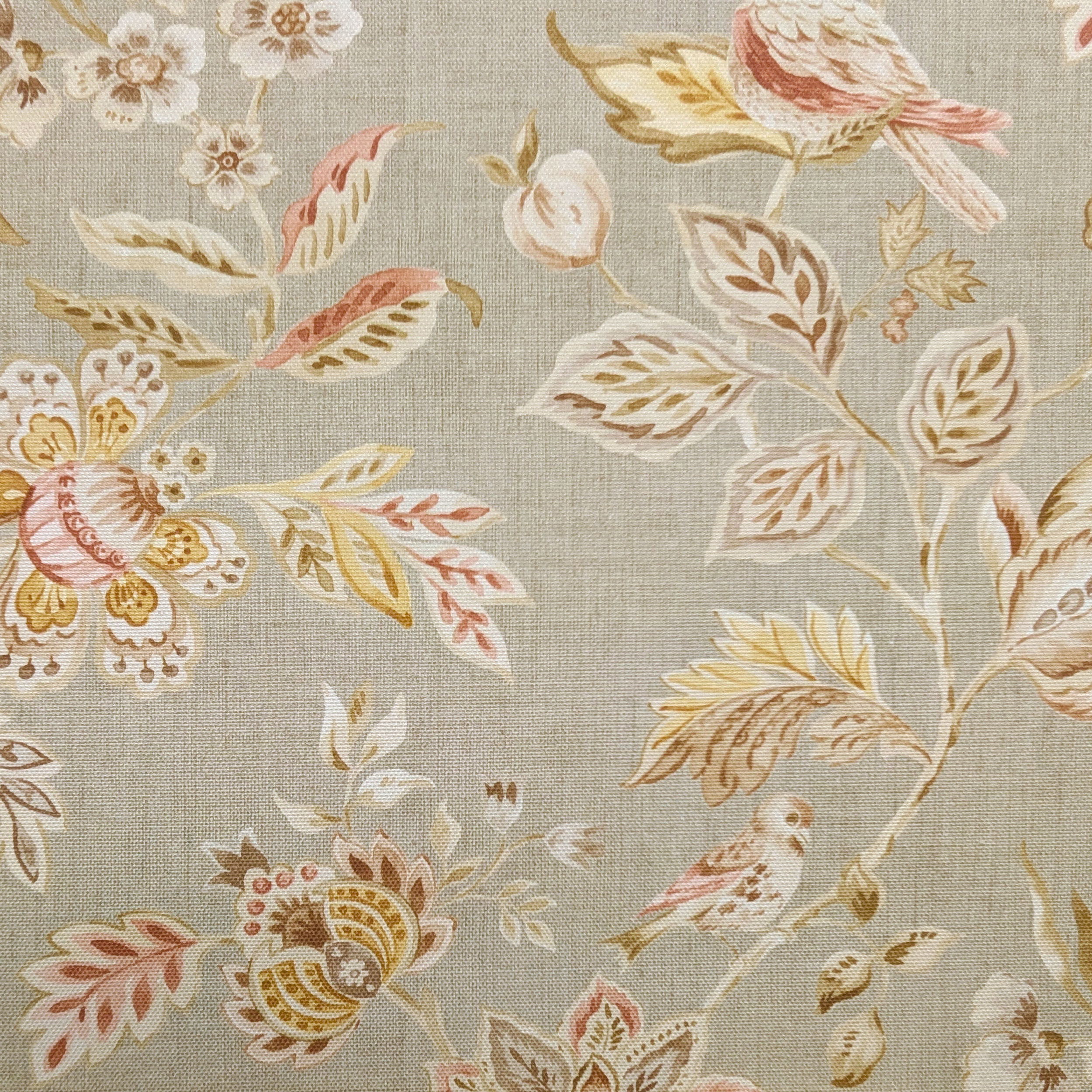 Art Deco Flowers Fabric Image