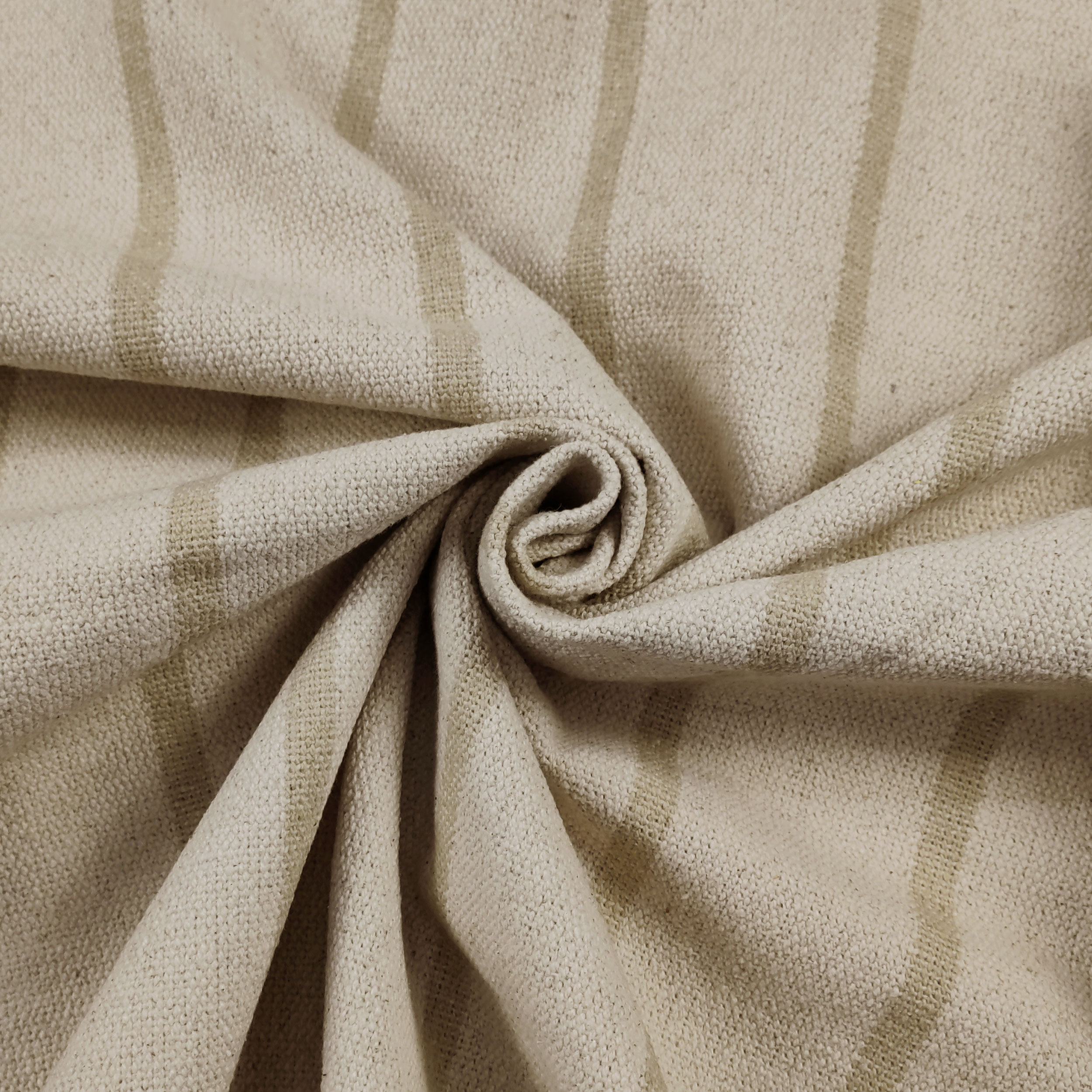 Cotton Linen Natural Stripes Furnishing Image