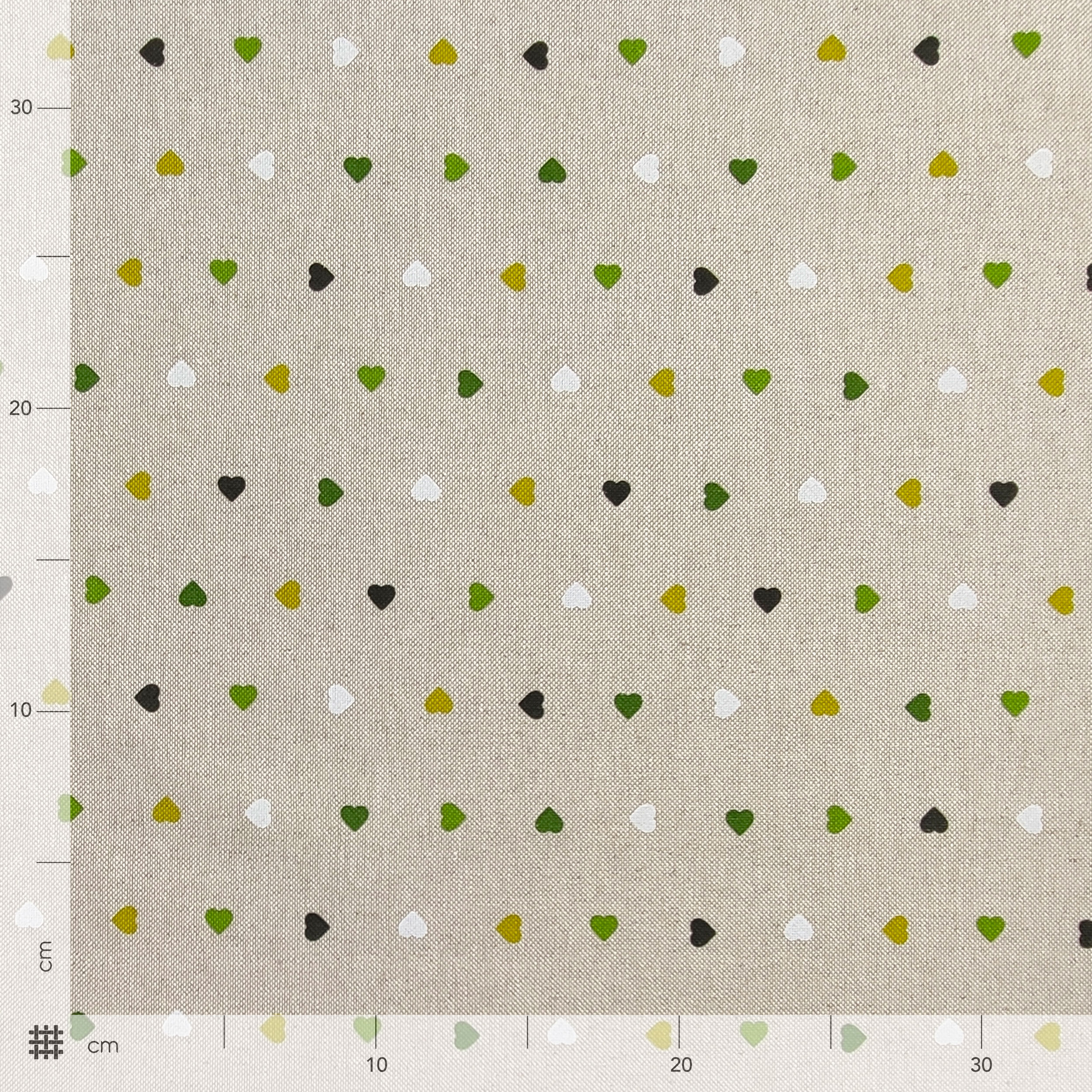 Panama Cuoricini Green Tones