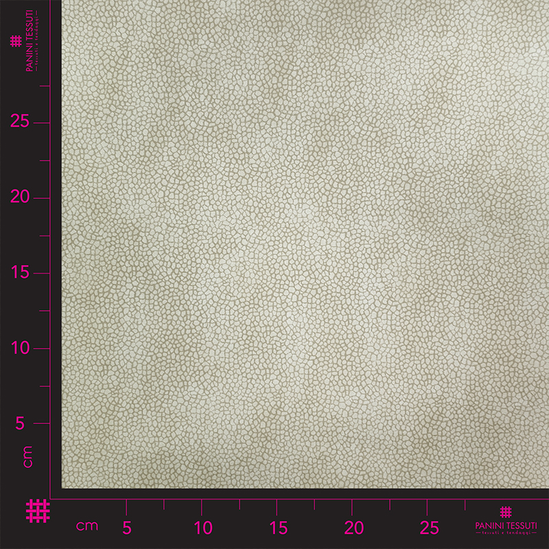 Tessuto Panama Cotone Fantasia Sassolini Beige